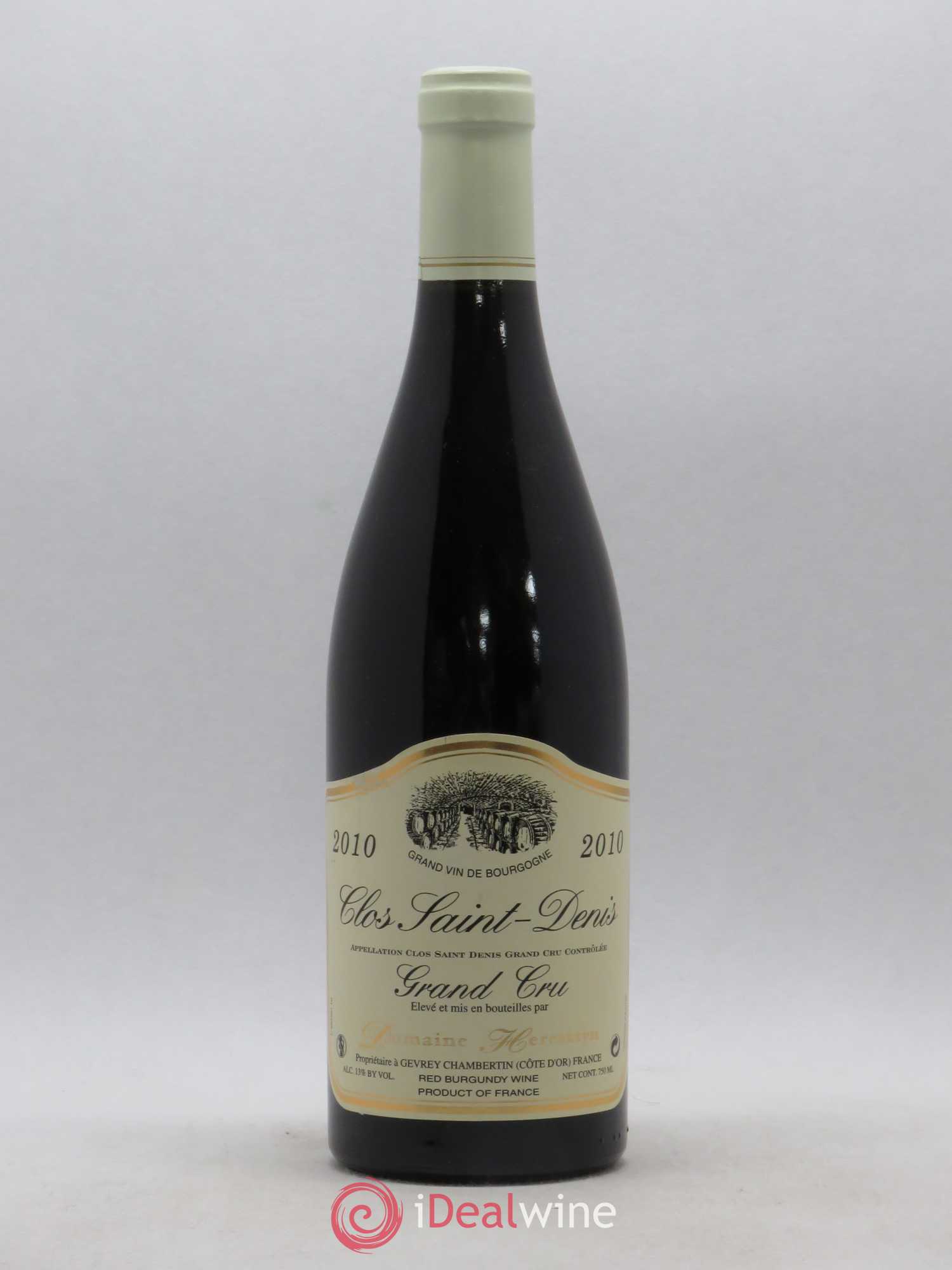 Clos Saint-Denis Grand Cru Heresztyn (Domaine) 2010 - Lot de 1 bouteille - 0