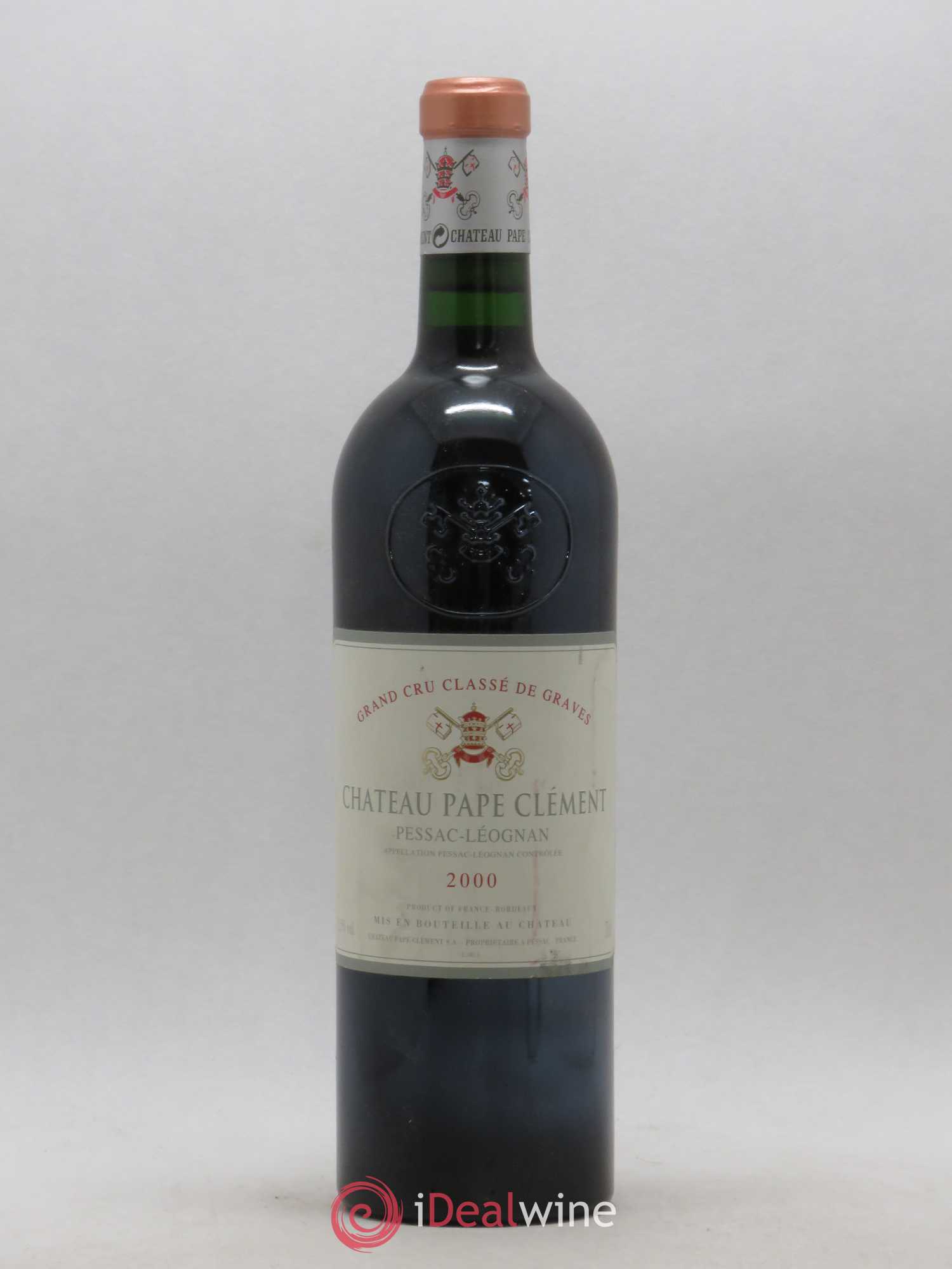 Château Pape Clément Cru Classé de Graves 2000 - Lot de 1 bouteille - 0