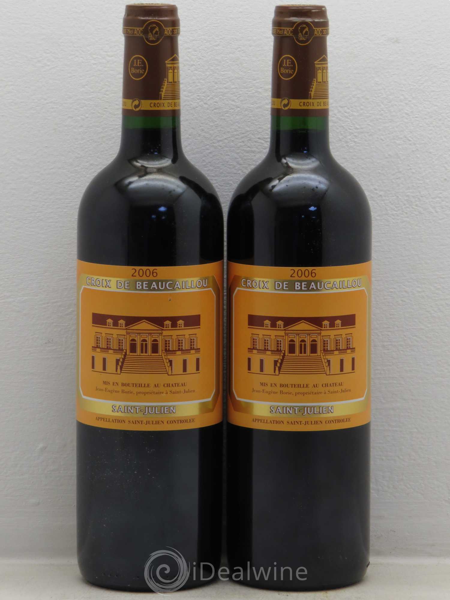 La Croix de Beaucaillou Second Vin 2006 - Lot de 2 bouteilles - 0