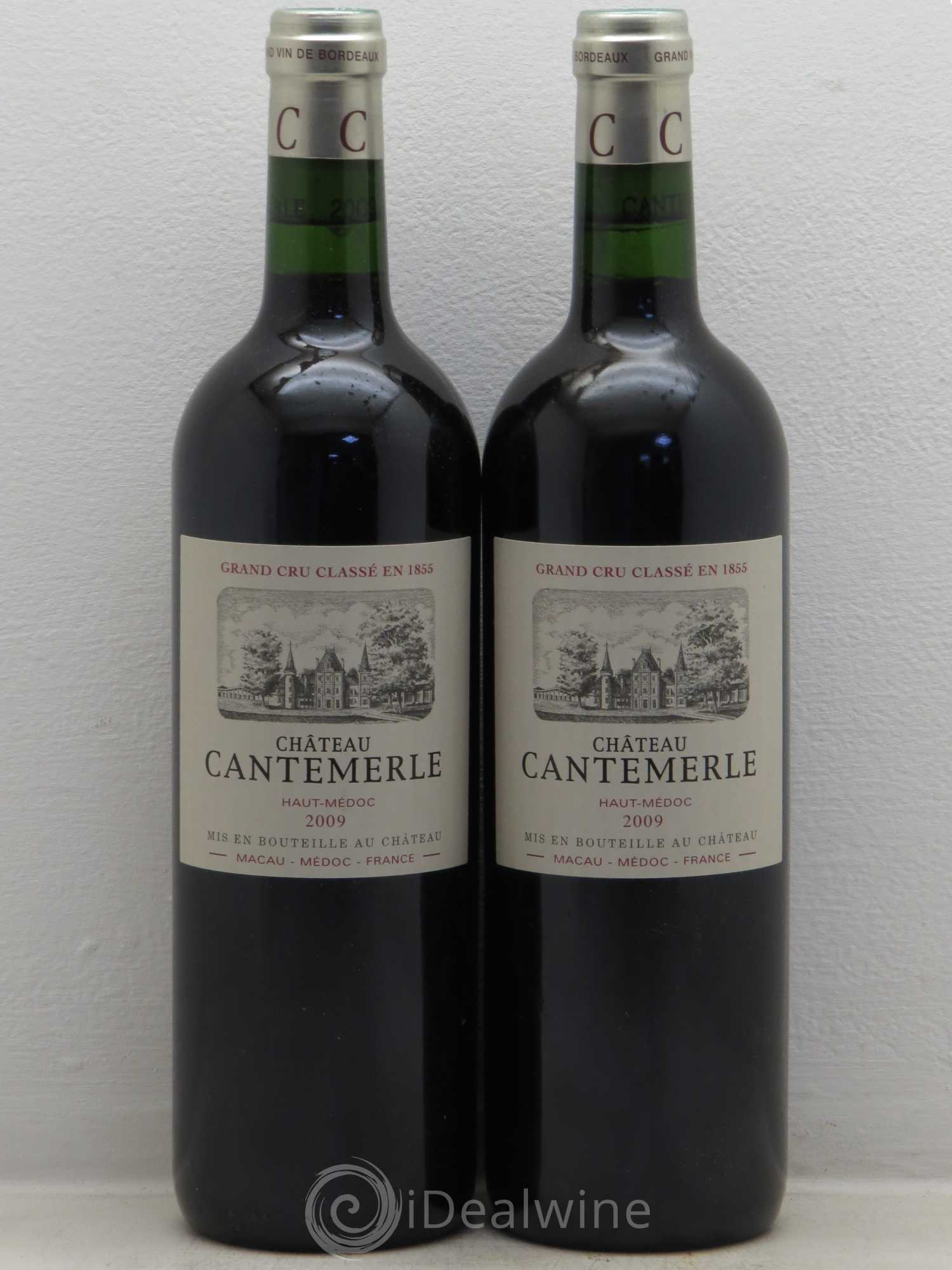 Château Cantemerle 5ème Grand Cru Classé 2009 - Lot de 2 bouteilles - 0