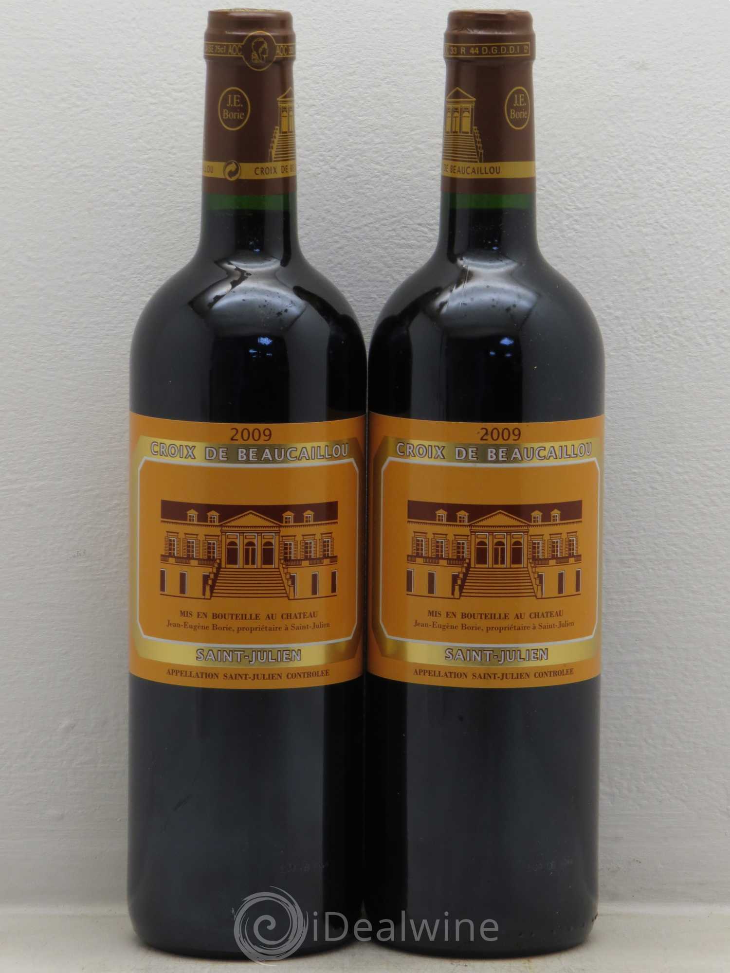 La Croix de Beaucaillou Second Vin 2009 - Lot de 2 bouteilles - 0