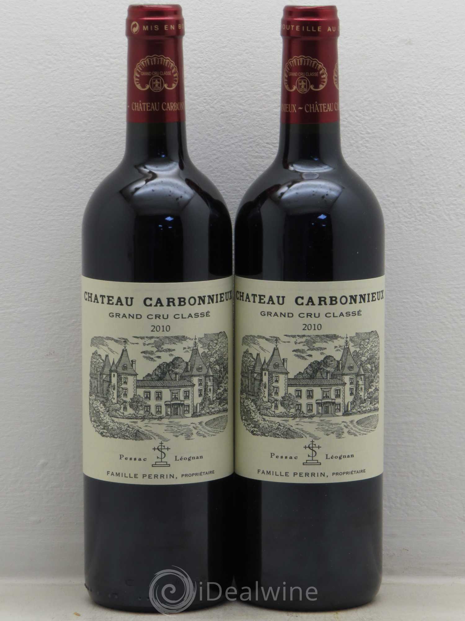 Château Carbonnieux Cru Classé de Graves 2010 - Lot de 2 bouteilles - 0