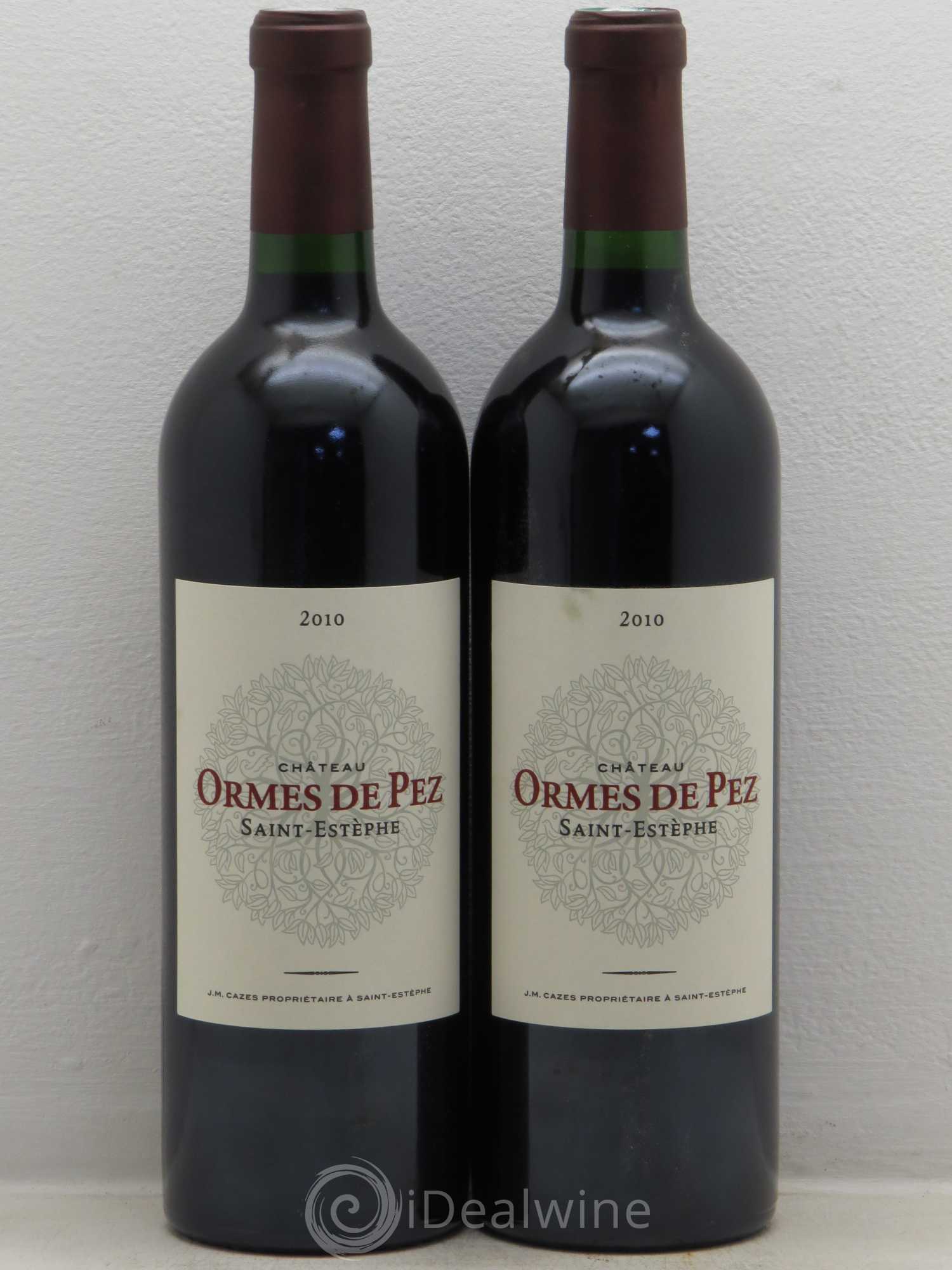 Château les Ormes de Pez 2010 - Lot de 2 bouteilles - 0