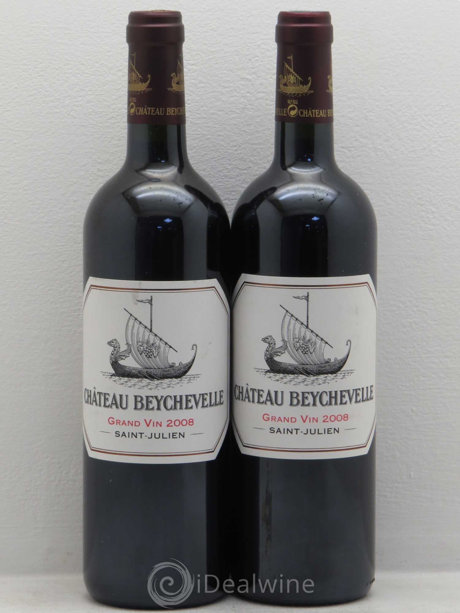 Château Beychevelle 4ème Grand Cru Classé 2008 - Lot de 2 bouteilles - 0