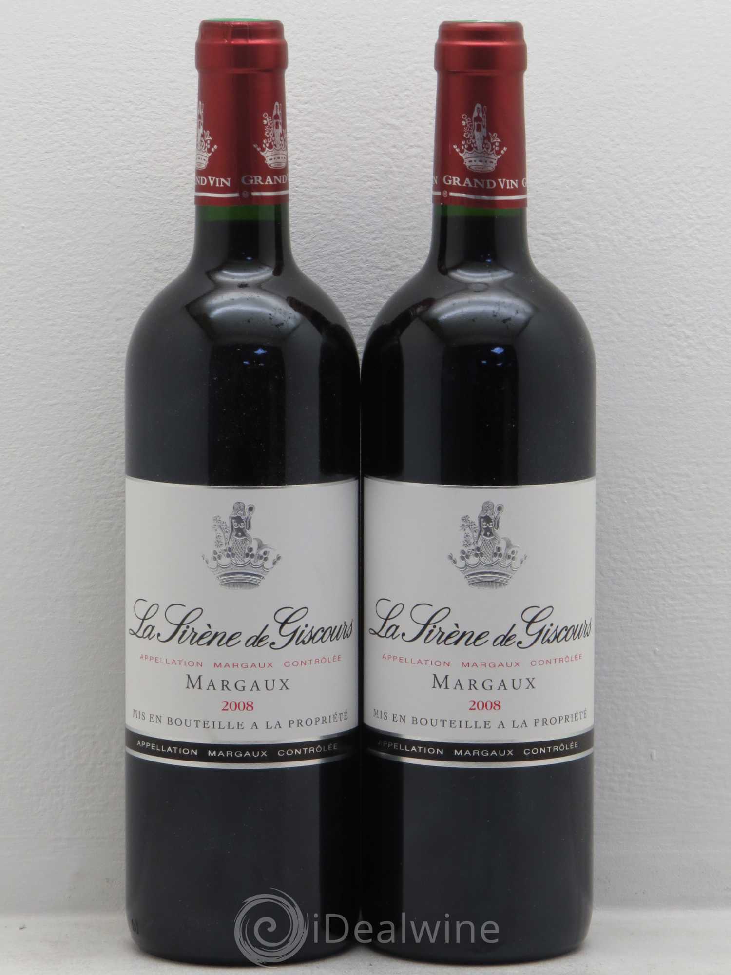 La Sirène de Giscours 2008 - Lot de 2 bouteilles - 0