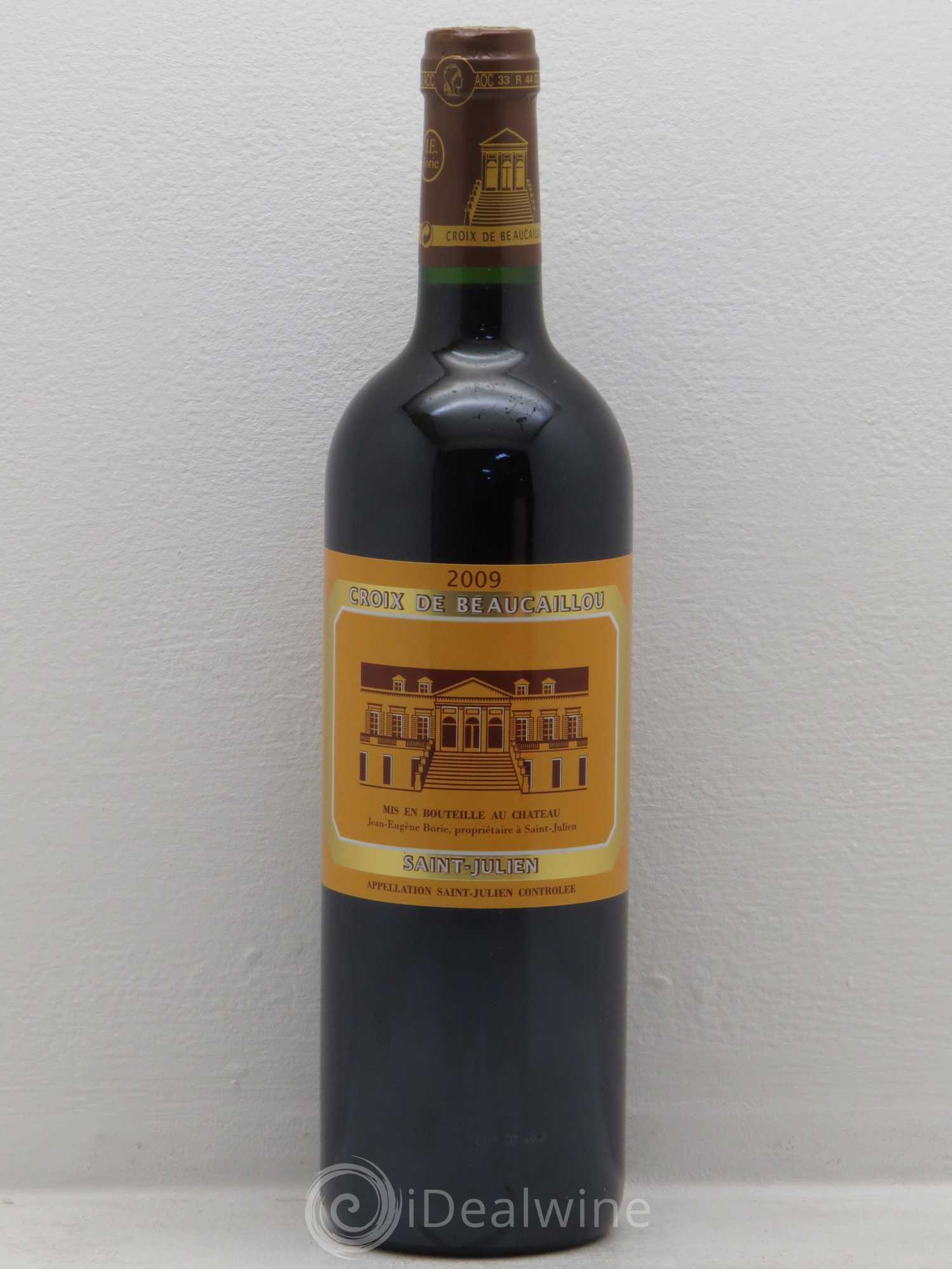 La Croix de Beaucaillou Second Vin 2009 - Lot de 1 bouteille - 0