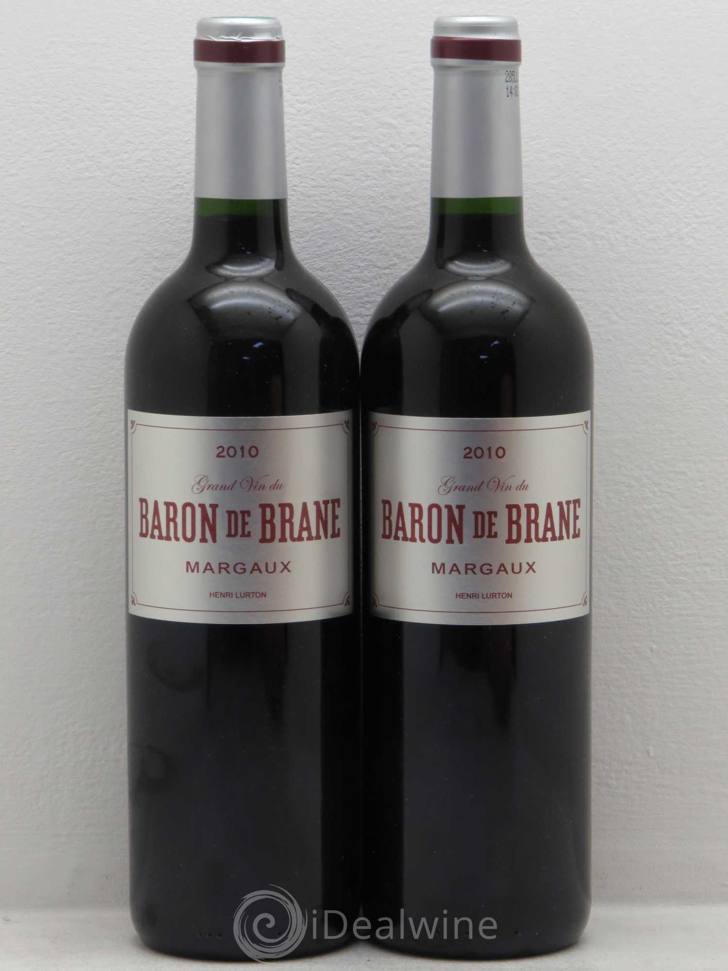 Baron de Brane Second Vin 2010 - Lot de 2 bouteilles - 0
