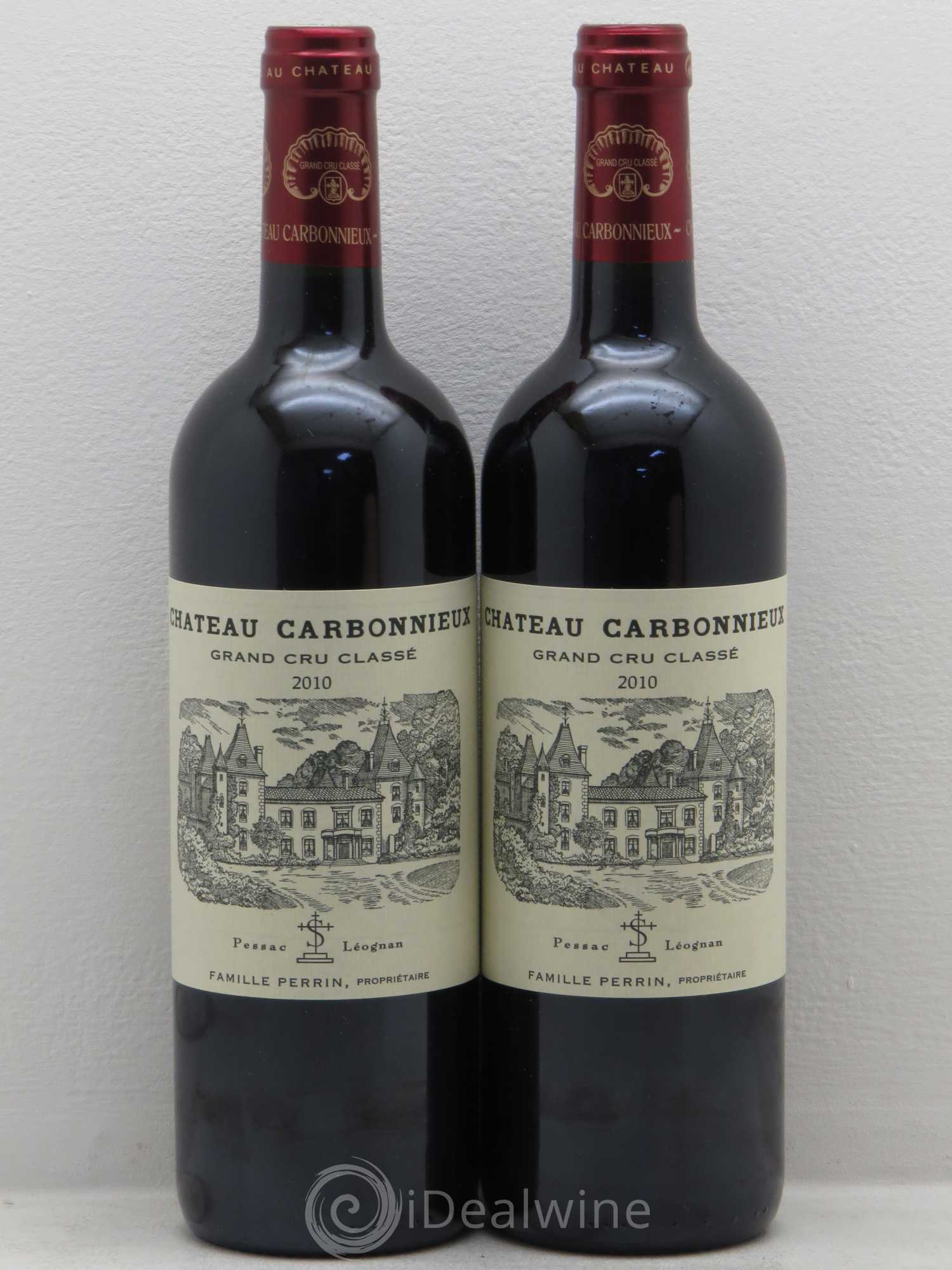 Château Carbonnieux Cru Classé de Graves 2010 - Lot de 2 bouteilles - 0