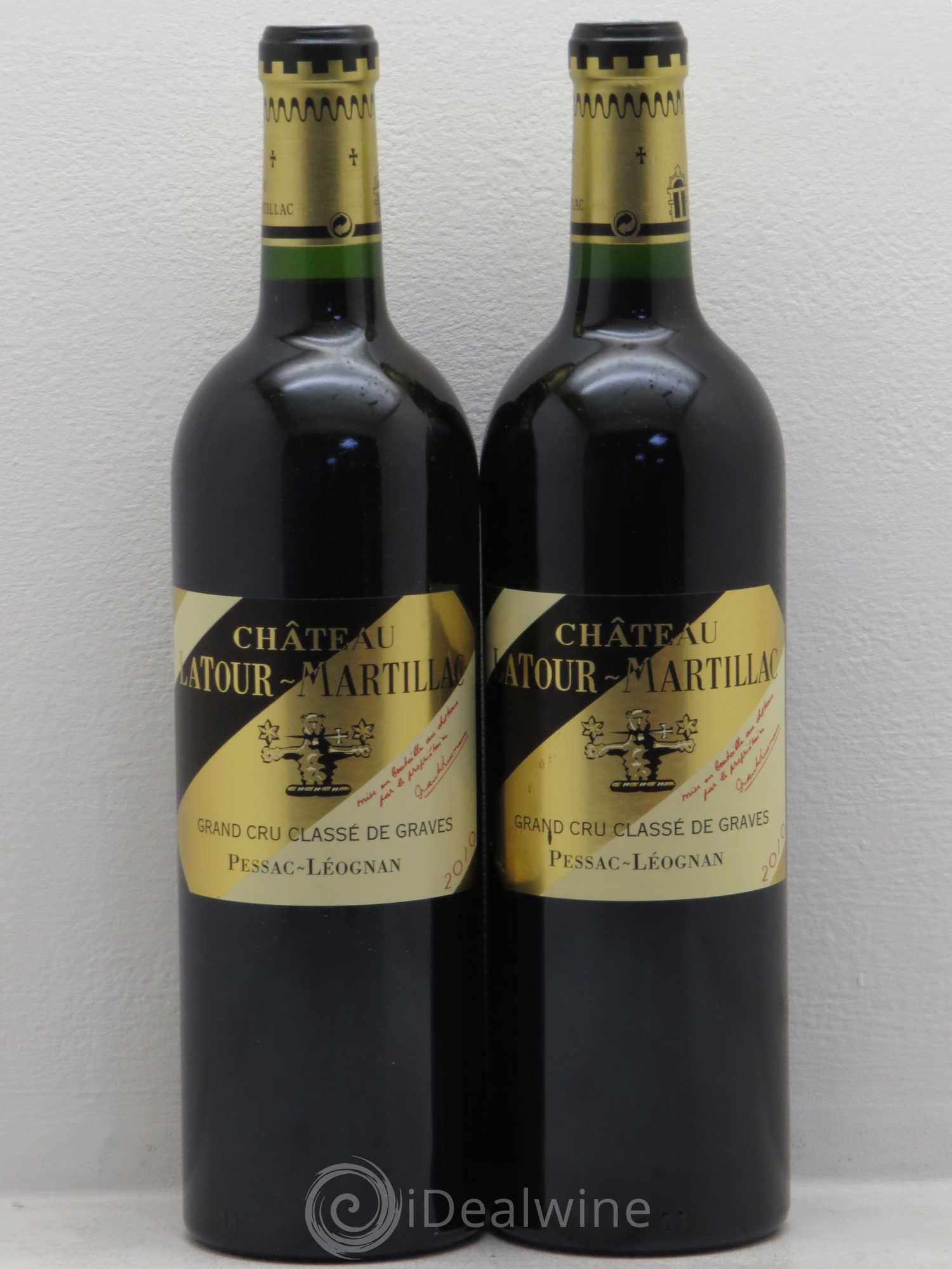 Château Latour-Martillac Cru Classé de Graves 2010 - Lot de 2 bouteilles - 0