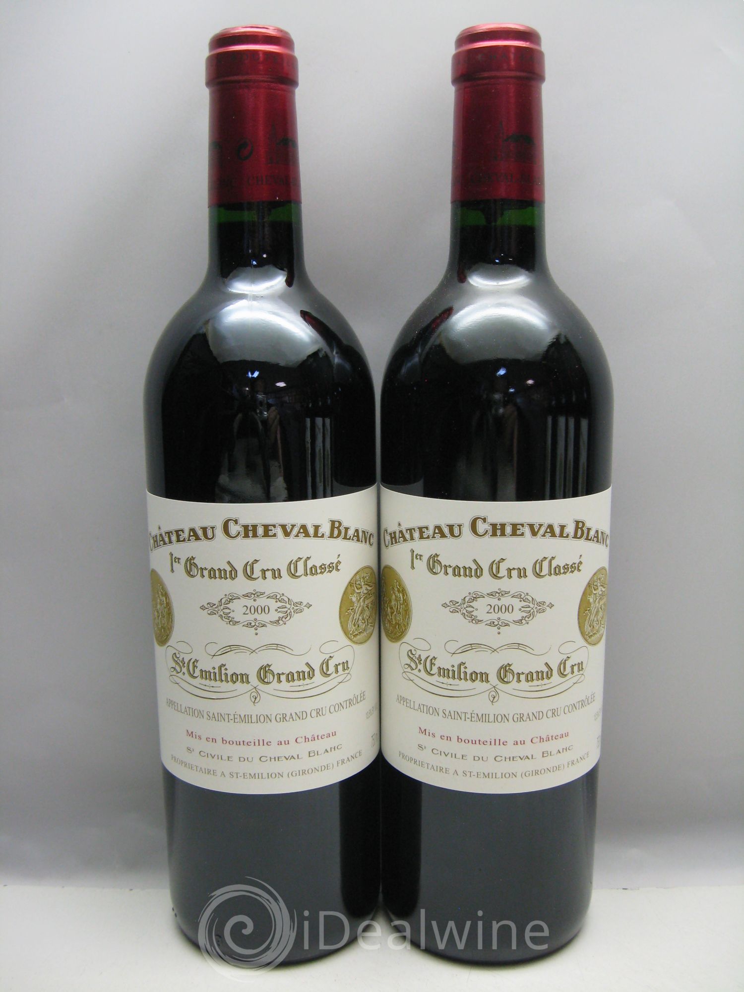 Château Cheval Blanc 1er Grand Cru Classé A 2000 - Lot de 6 bouteilles - 0