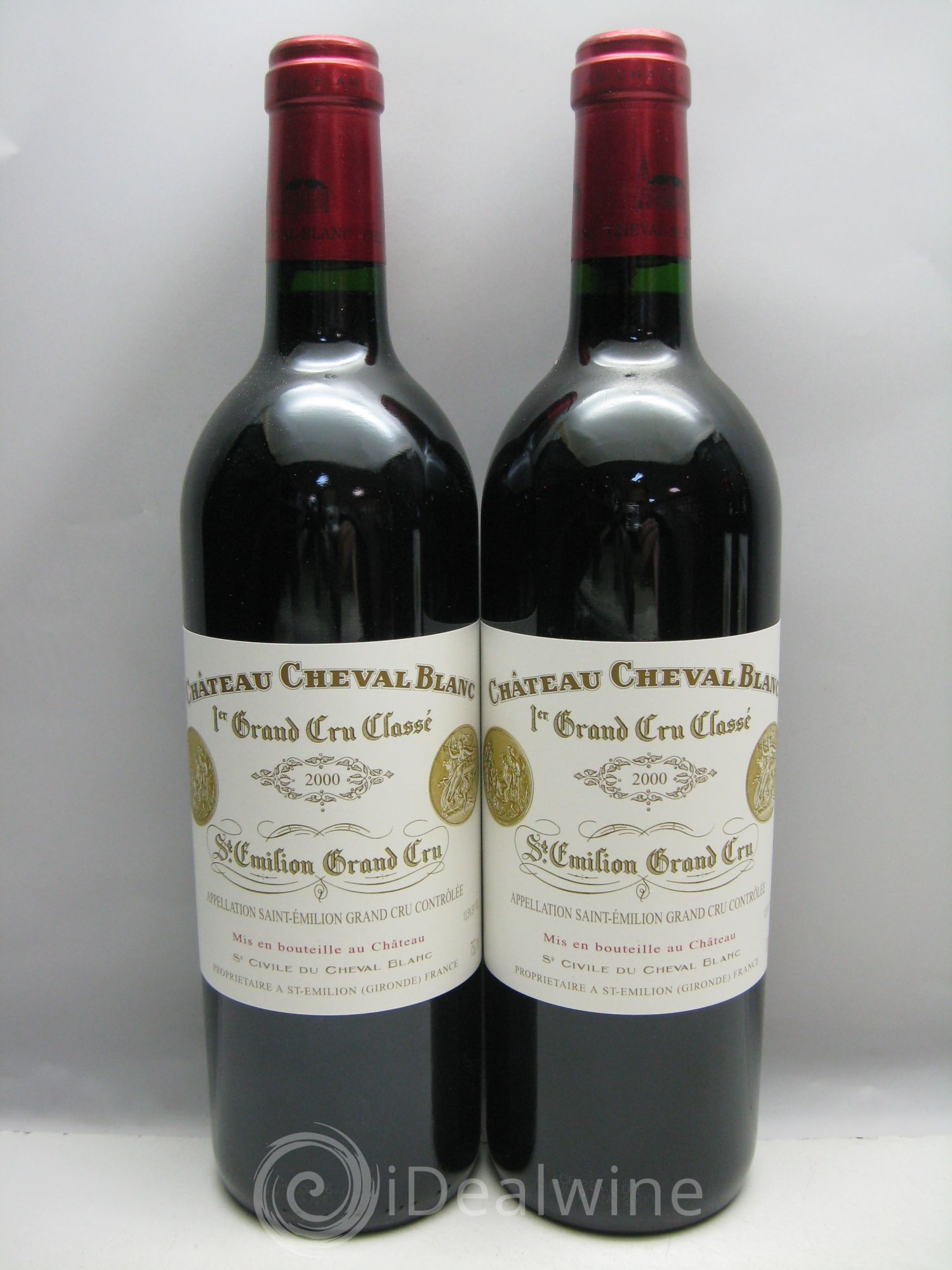 Château Cheval Blanc 1er Grand Cru Classé A 2000 - Lot de 6 bouteilles - 1
