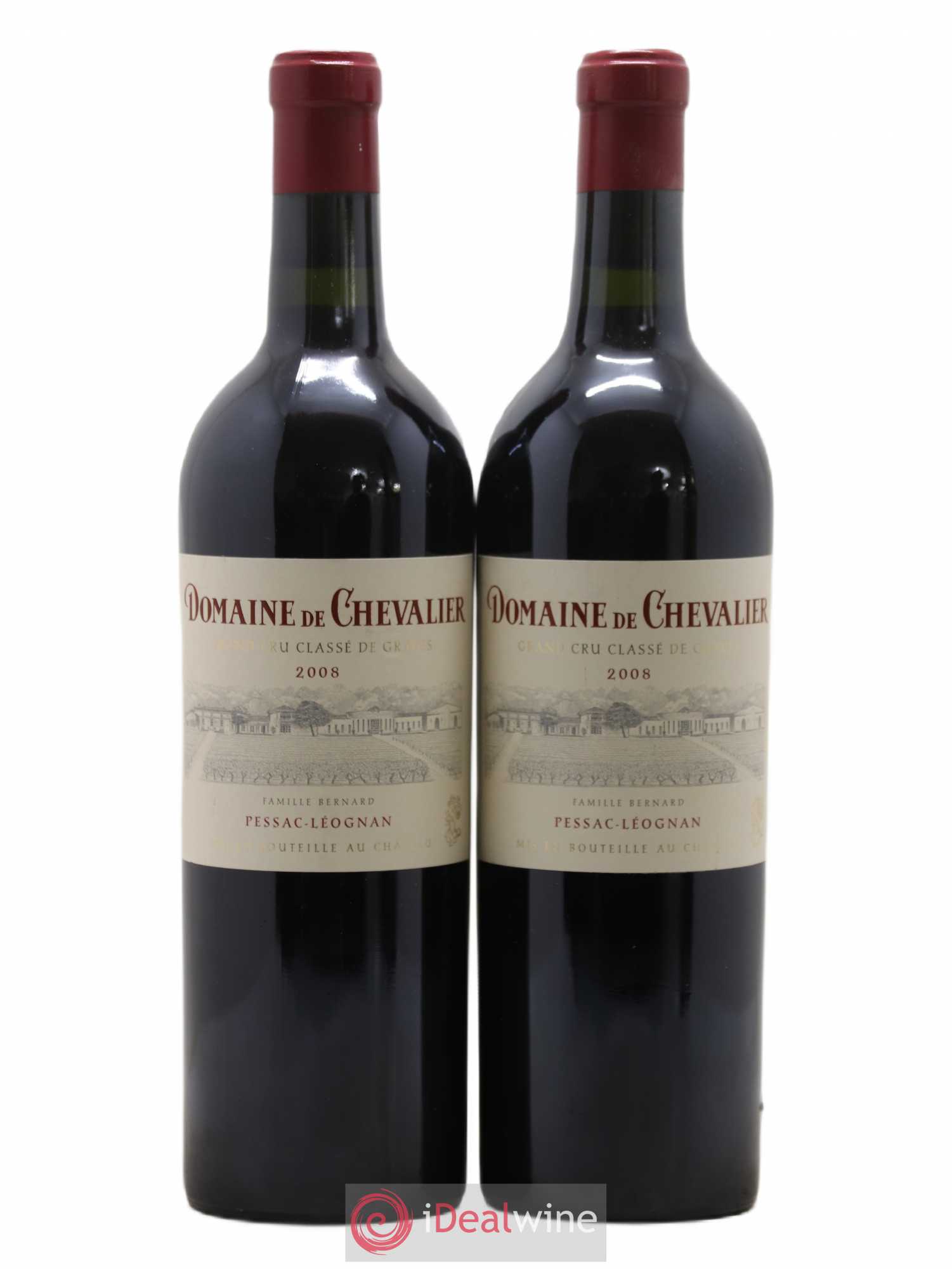 Domaine de Chevalier Cru Classé de Graves 2008 - Lot de 2 bouteilles - 0