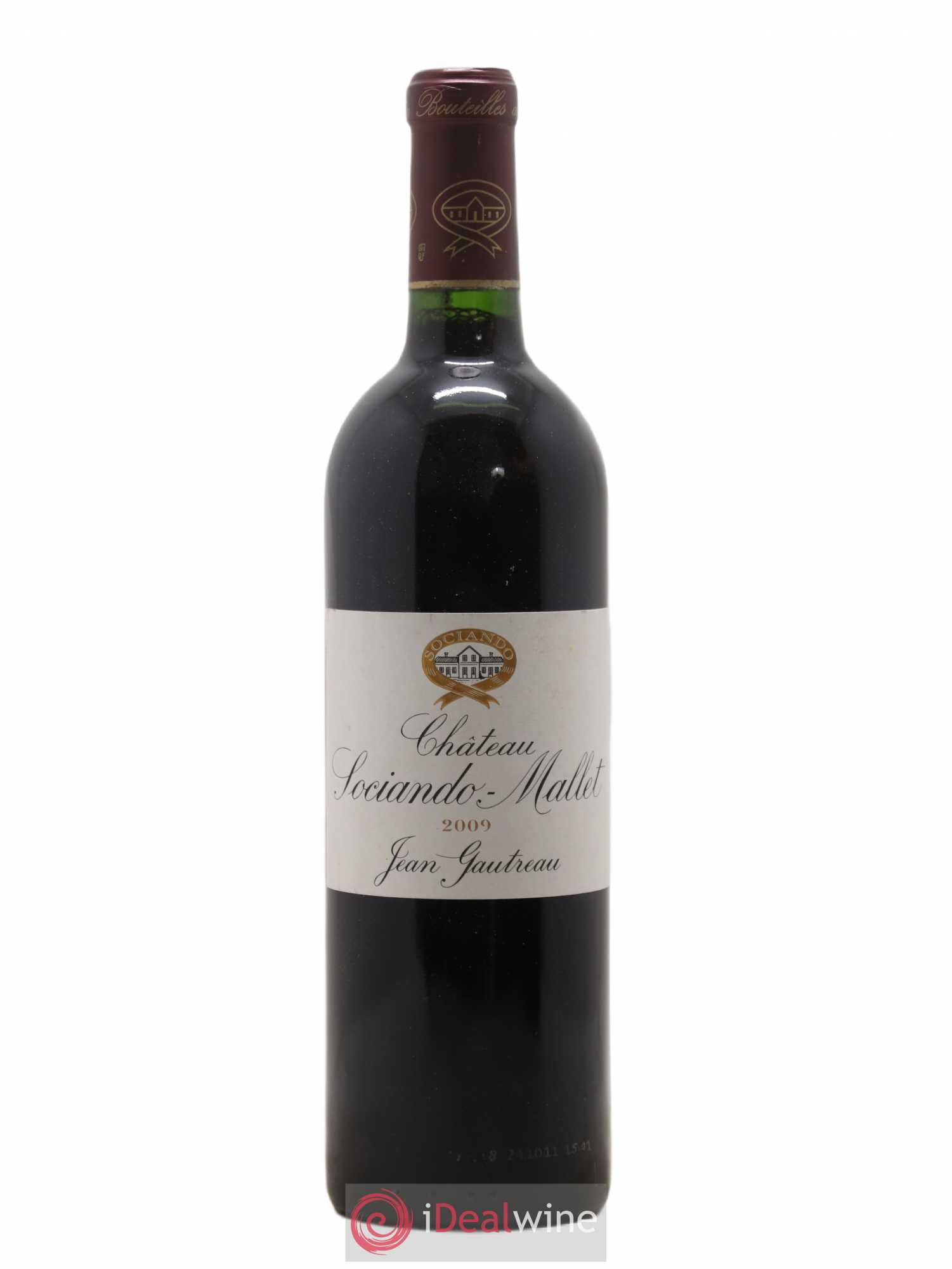 Château Sociando Mallet 2009 - Lot de 1 bouteille - 0