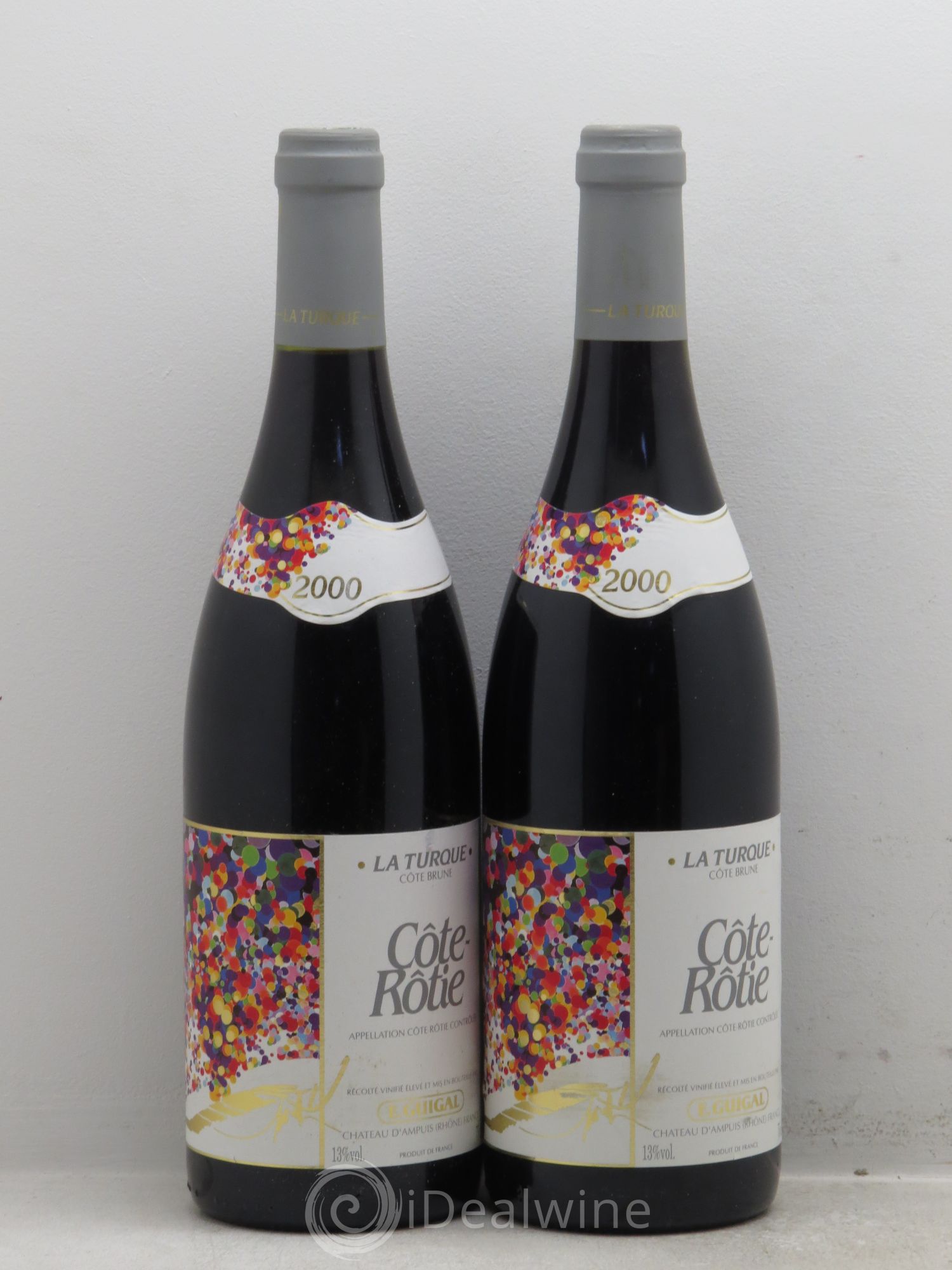 Côte-Rôtie La Turque Guigal 2000 - Lot de 2 bouteilles - 0