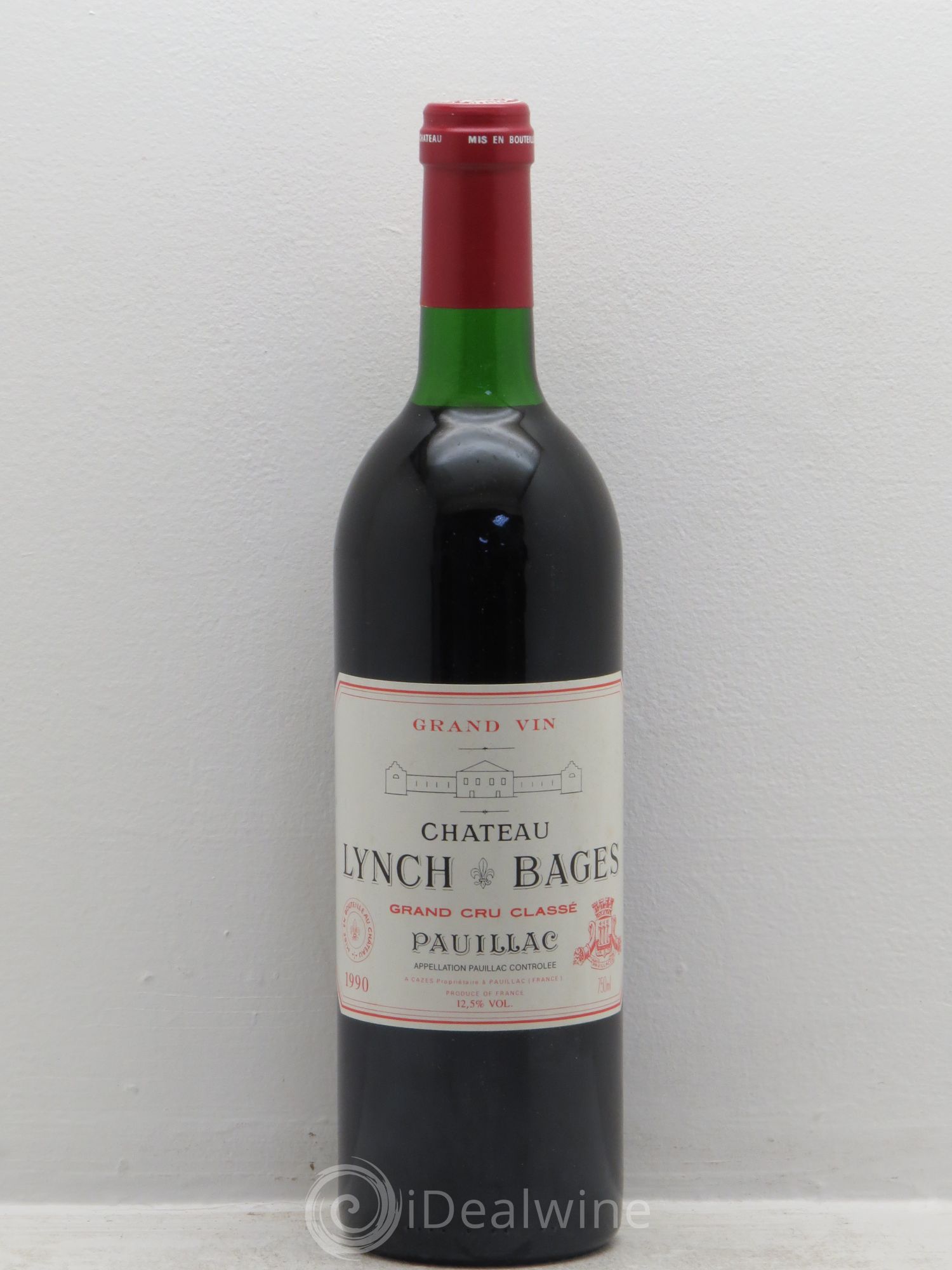 Château Lynch Bages 5ème Grand Cru Classé 1990 - Lot de 1 bouteille - 0