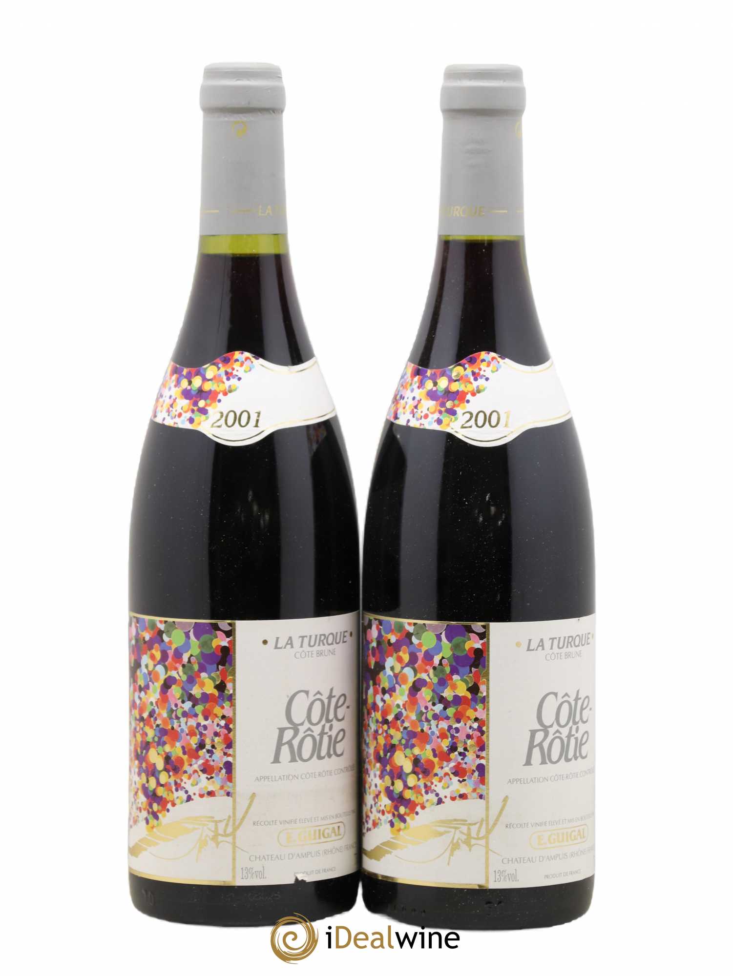 Côte-Rôtie La Turque Guigal 2001 - Lot de 2 bouteilles - 0