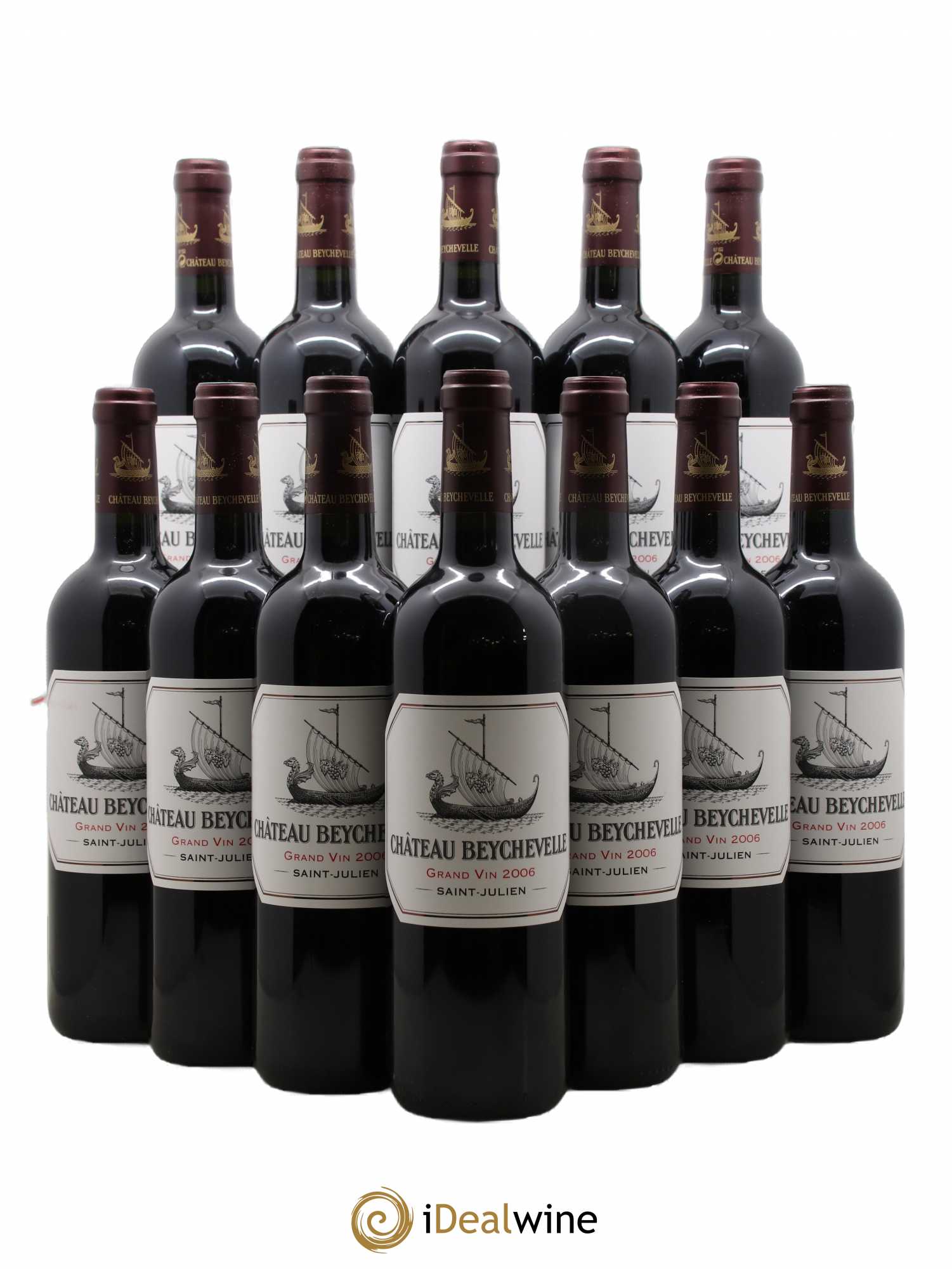 Château Beychevelle 4ème Grand Cru Classé 2006 - Lot de 12 bouteilles - 0