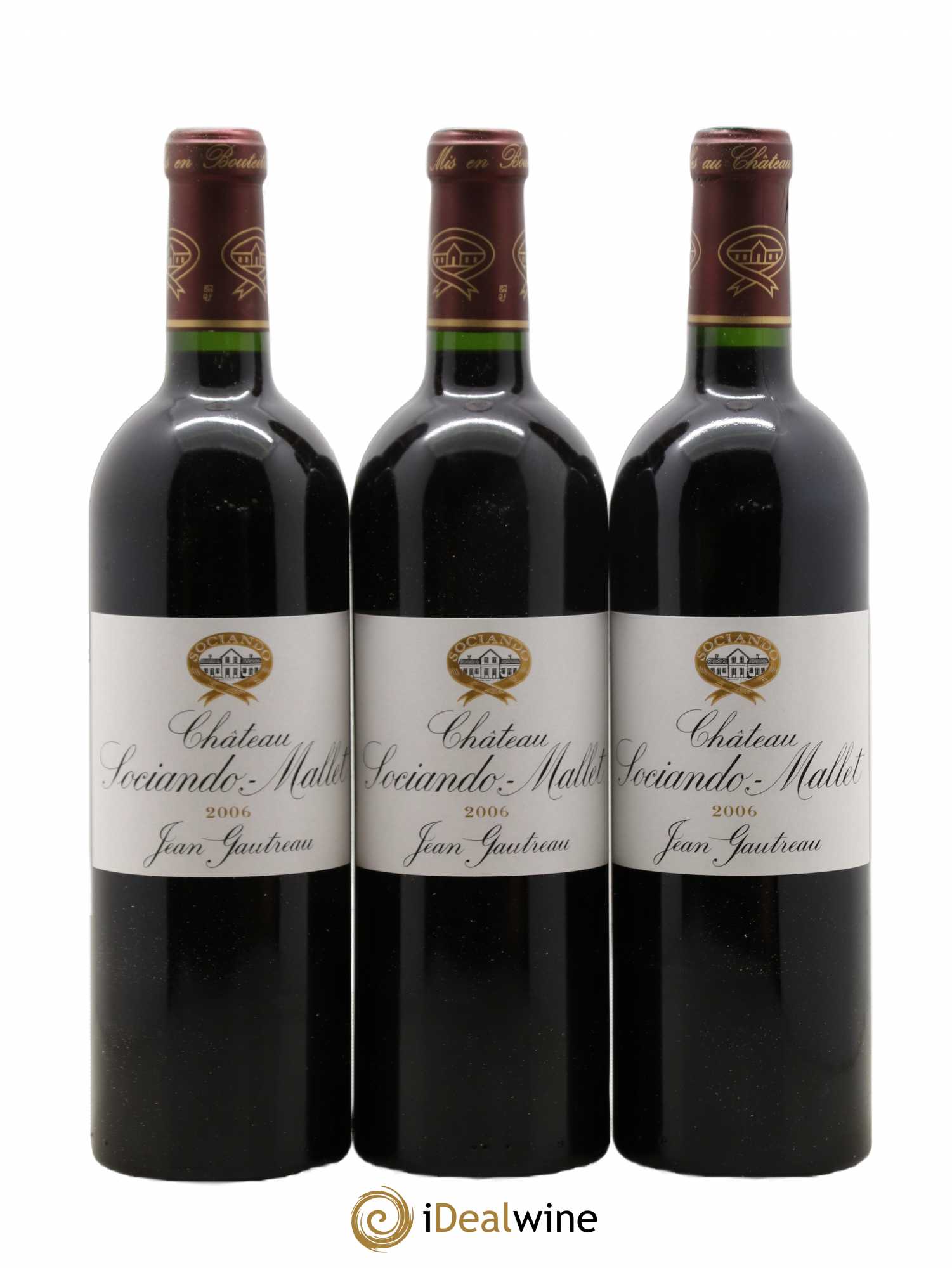 Château Sociando Mallet 2006 - Lot de 12 bouteilles - 2