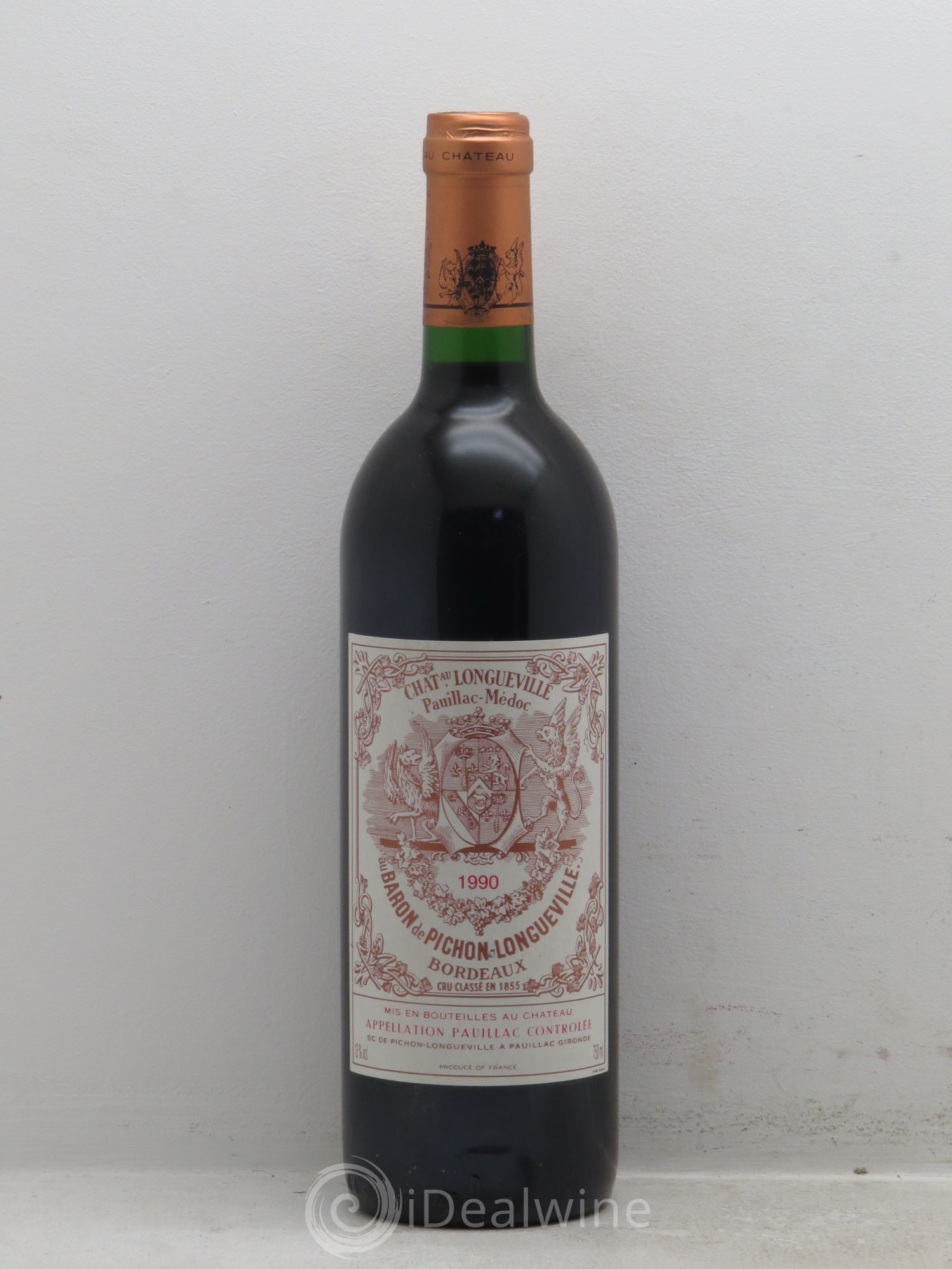 Pichon Longueville Baron 2ème Grand Cru Classé 1990 - Lot de 1 bouteille - 0