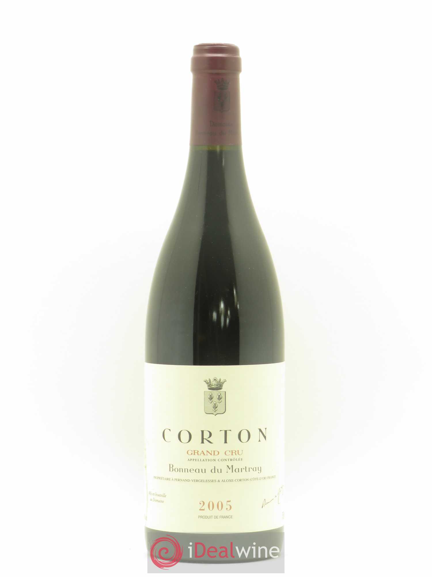 Corton Grand Cru Bonneau du Martray (Domaine) 2005 - Lot de 1 bouteille - 0