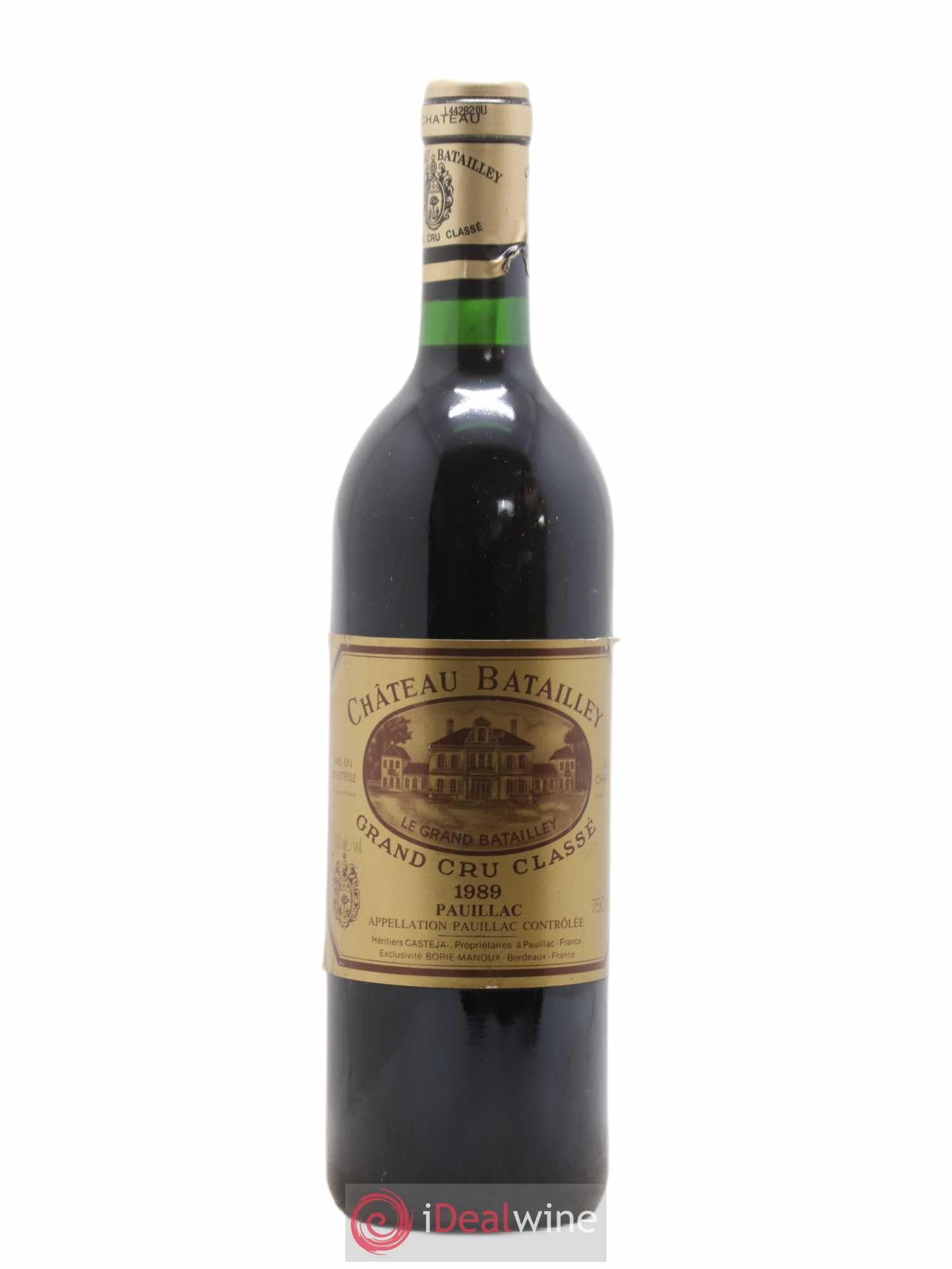 Château Batailley 5ème Grand Cru Classé 1989 - Lot de 1 bouteille - 0