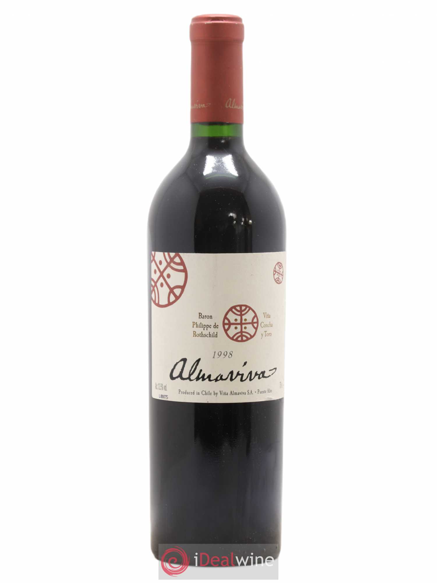 Chili Almaviva Baron P. de Rothschild Concha y Toro 1998 - Lot de 1 bouteille - 0