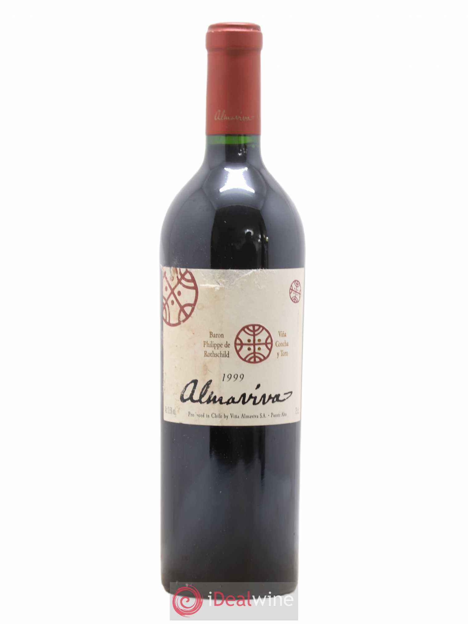 Chili Almaviva Baron P. de Rothschild Concha y Toro 1999 - Lot de 1 bouteille - 0