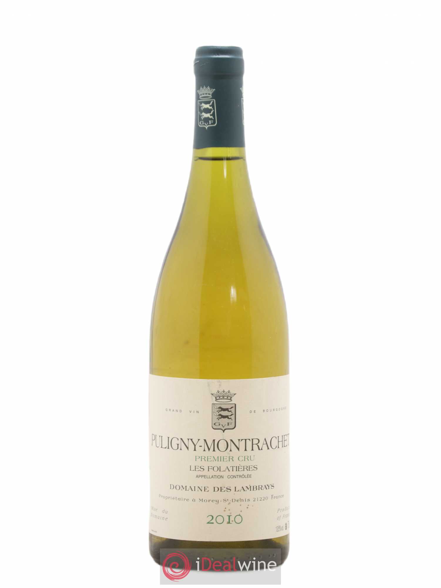 Puligny-Montrachet 1er Cru Les Folatières Domaine des Lambrays 2010 - Lot de 1 bouteille - 0