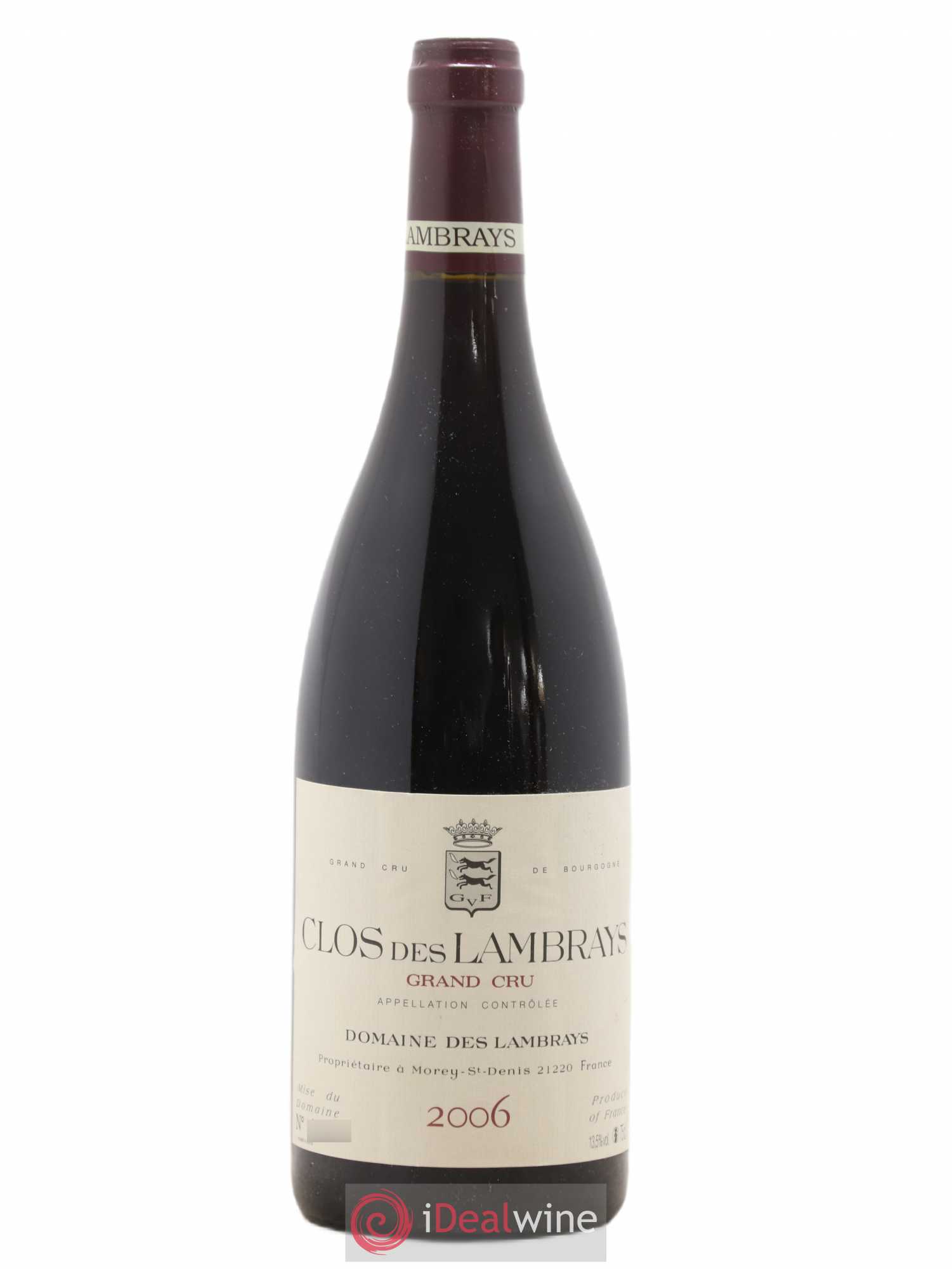 Clos des Lambrays Grand Cru Domaine des Lambrays 2006 - Lotto di 1 bottiglia - 0