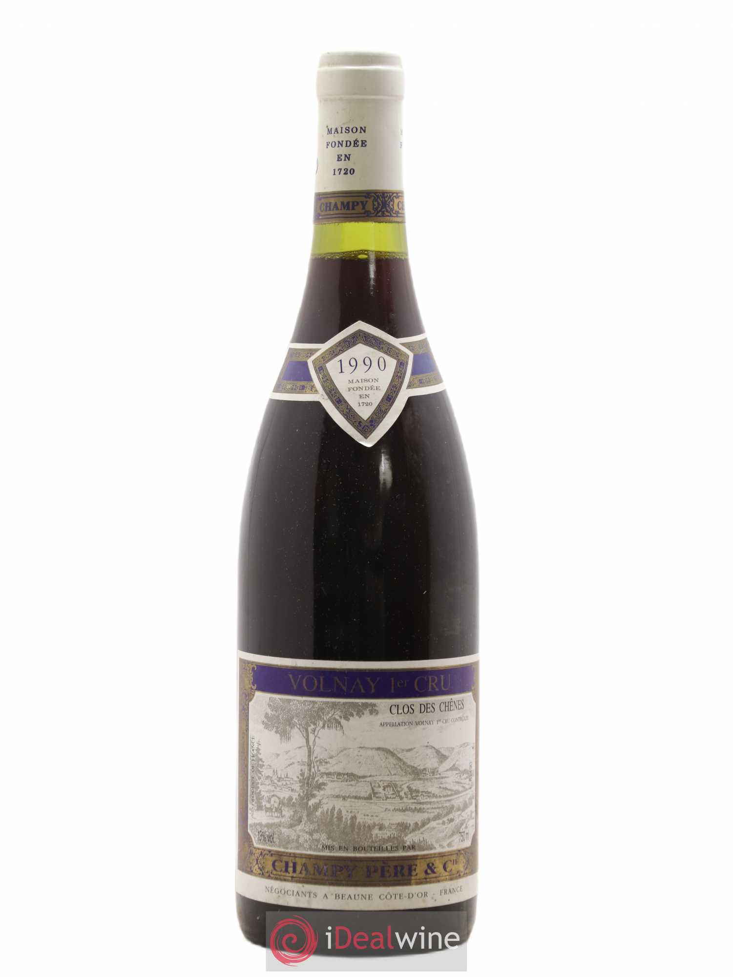 Volnay 1er Cru Clos Des Chênes Champy 1990 - Posten von 1 Flasche - 0