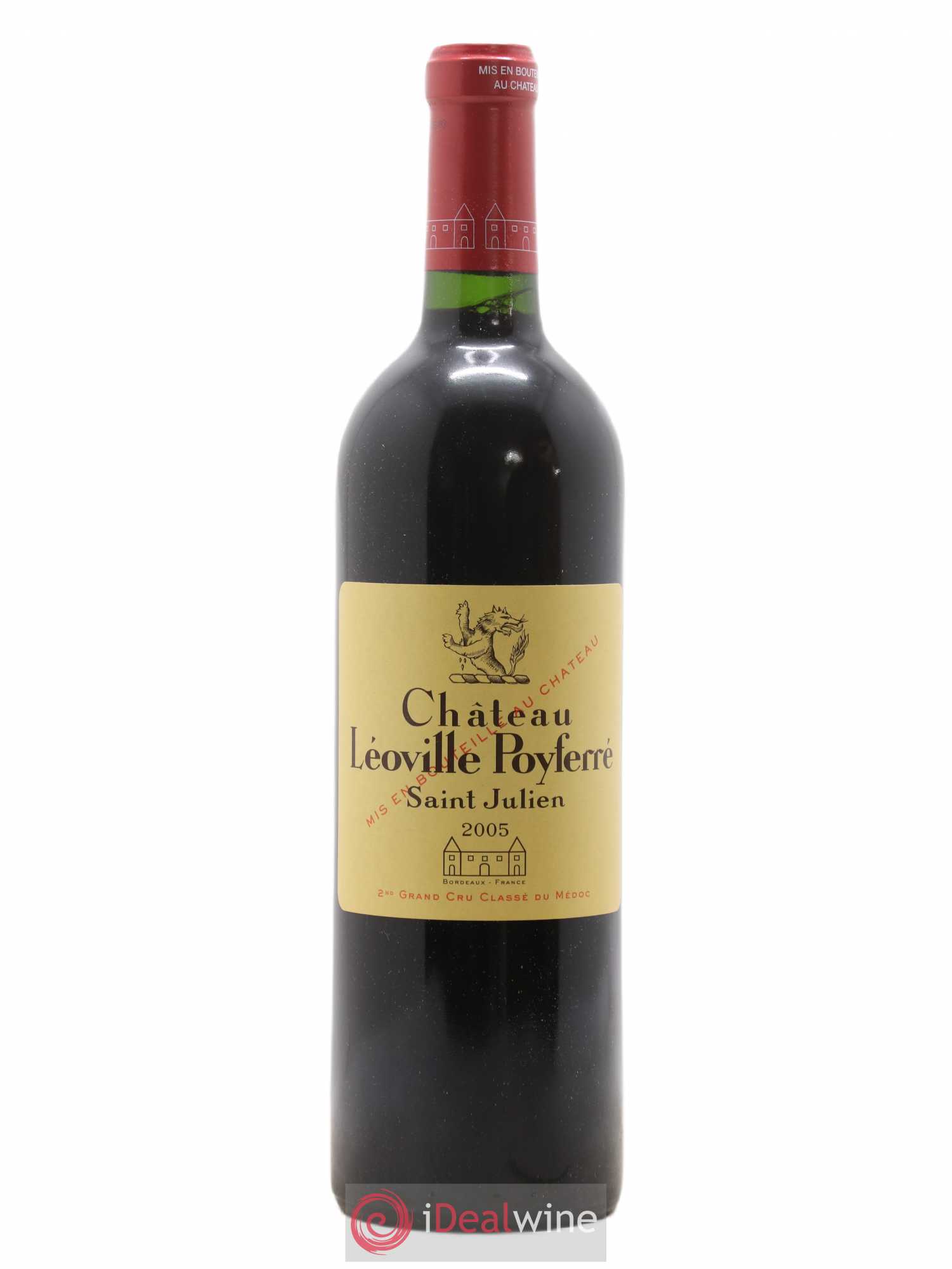 Château Léoville Poyferré 2ème Grand Cru Classé 2005 - Lot de 1 bouteille - 0