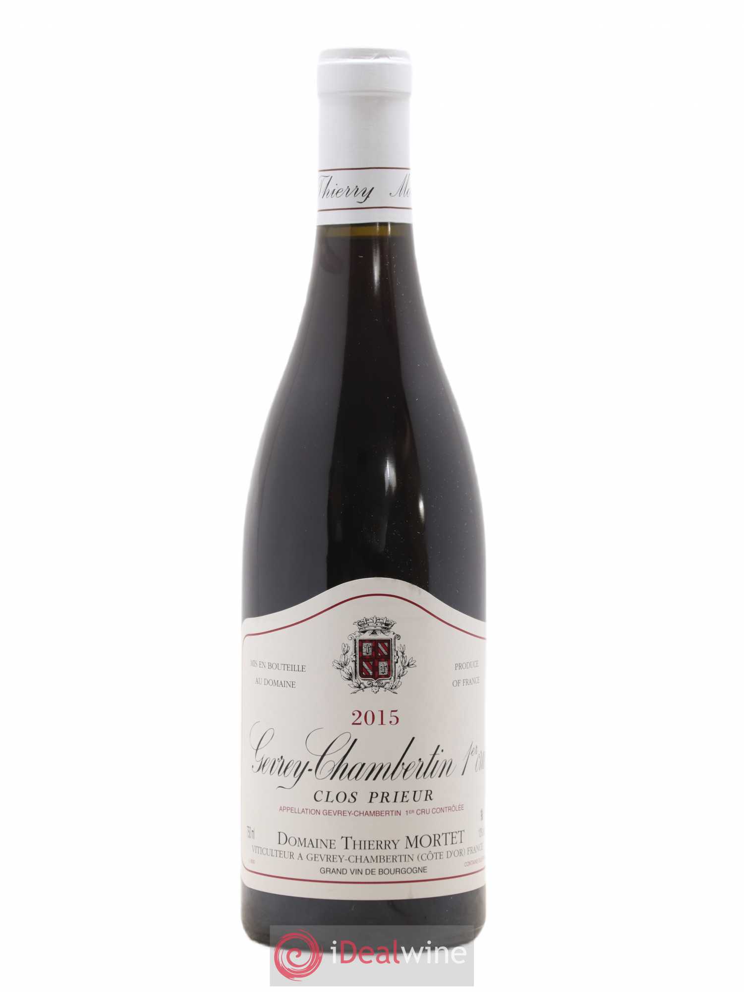 Gevrey-Chambertin 1er Cru Clos Prieur Thierry Mortet 2015 - Posten von 1 Flasche - 0