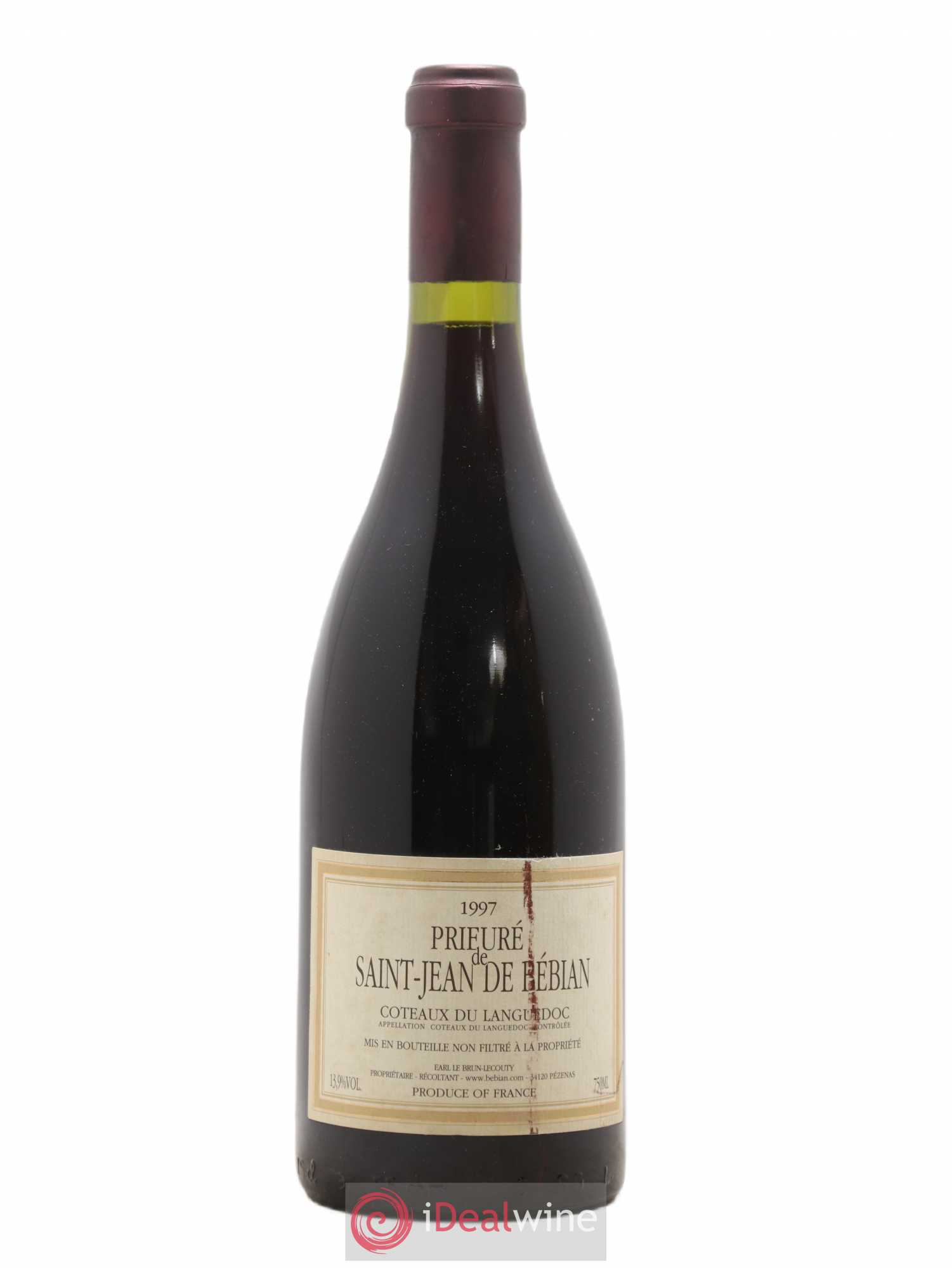 Languedoc Prieuré St-Jean de Bébian 1997 - Lot de 1 bouteille - 0