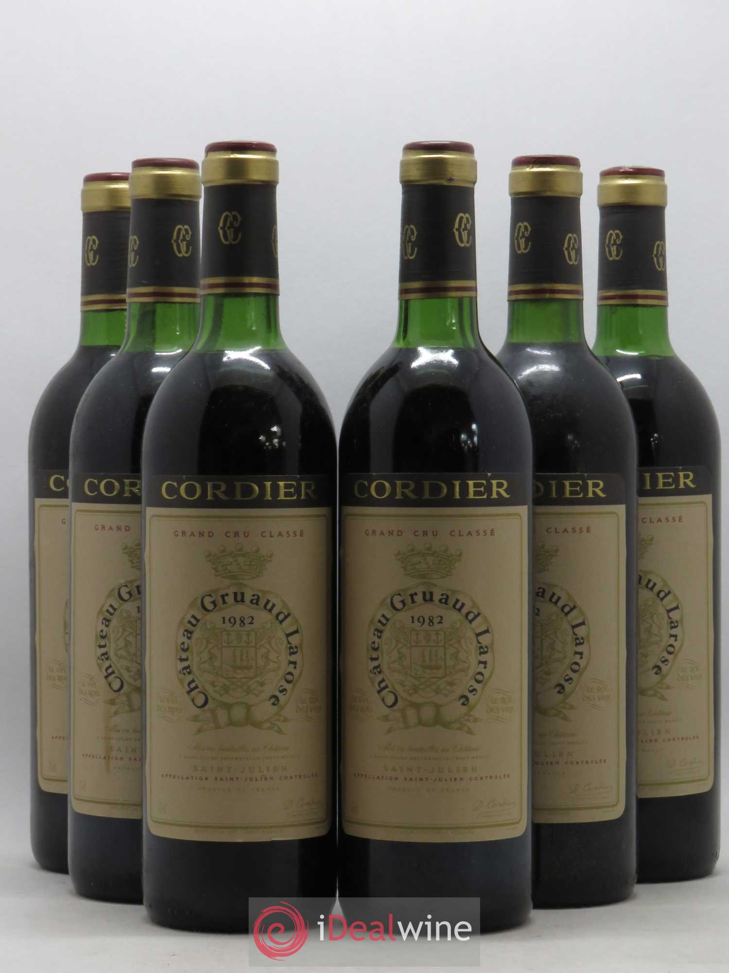 Château Gruaud Larose 2ème Grand Cru Classé 1982 - Lot de 6 bouteilles - 0