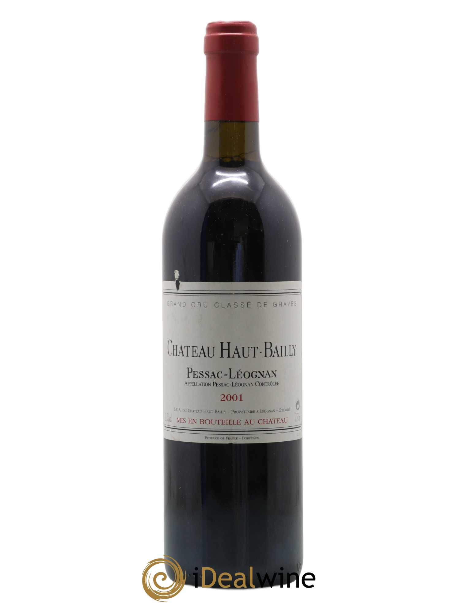 Château Haut-Bailly Cru Classé de Graves 2001 - Lot de 1 bouteille - 0