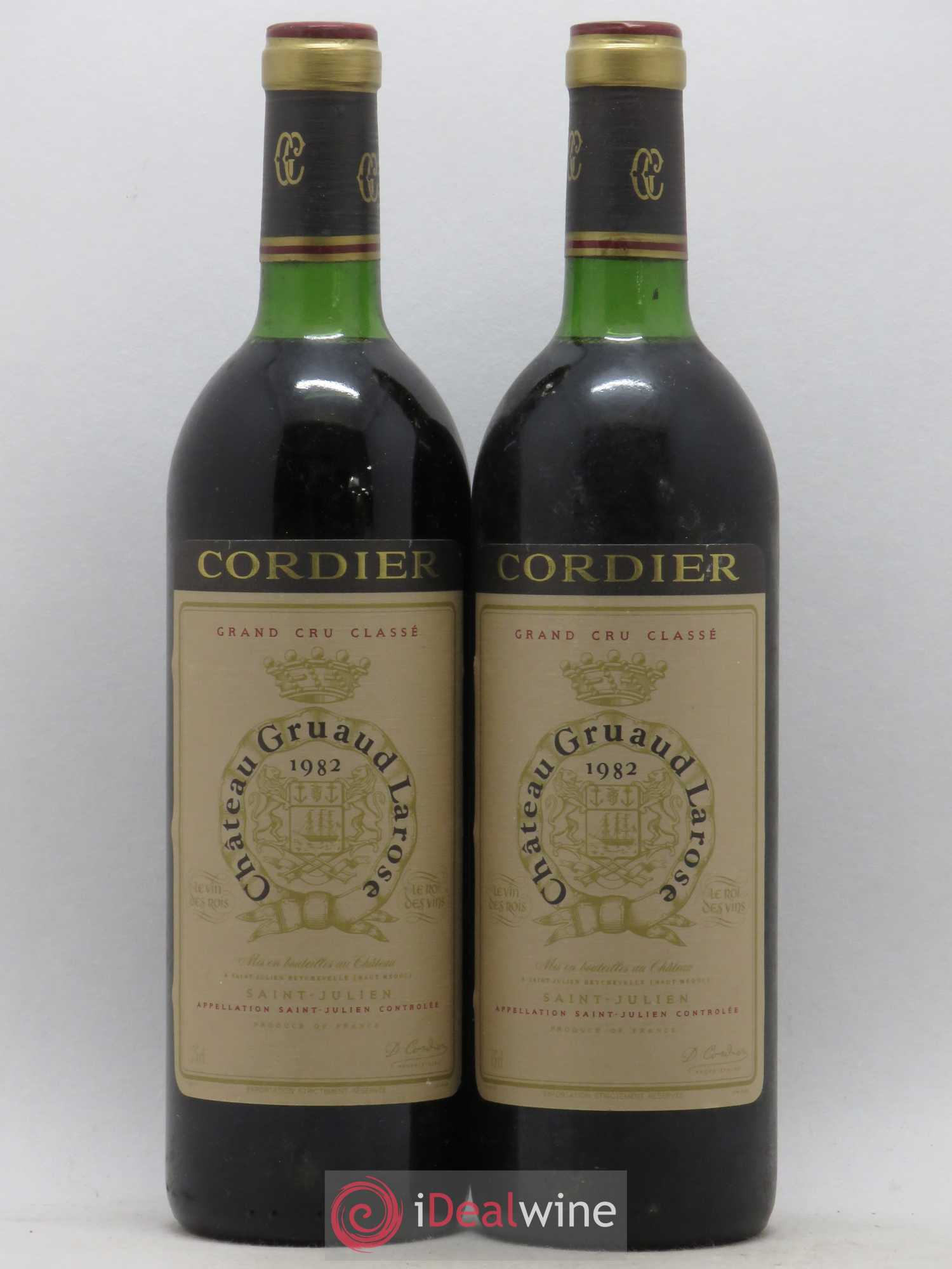 Château Gruaud Larose 2ème Grand Cru Classé 1982 - Lot de 2 bouteilles - 0