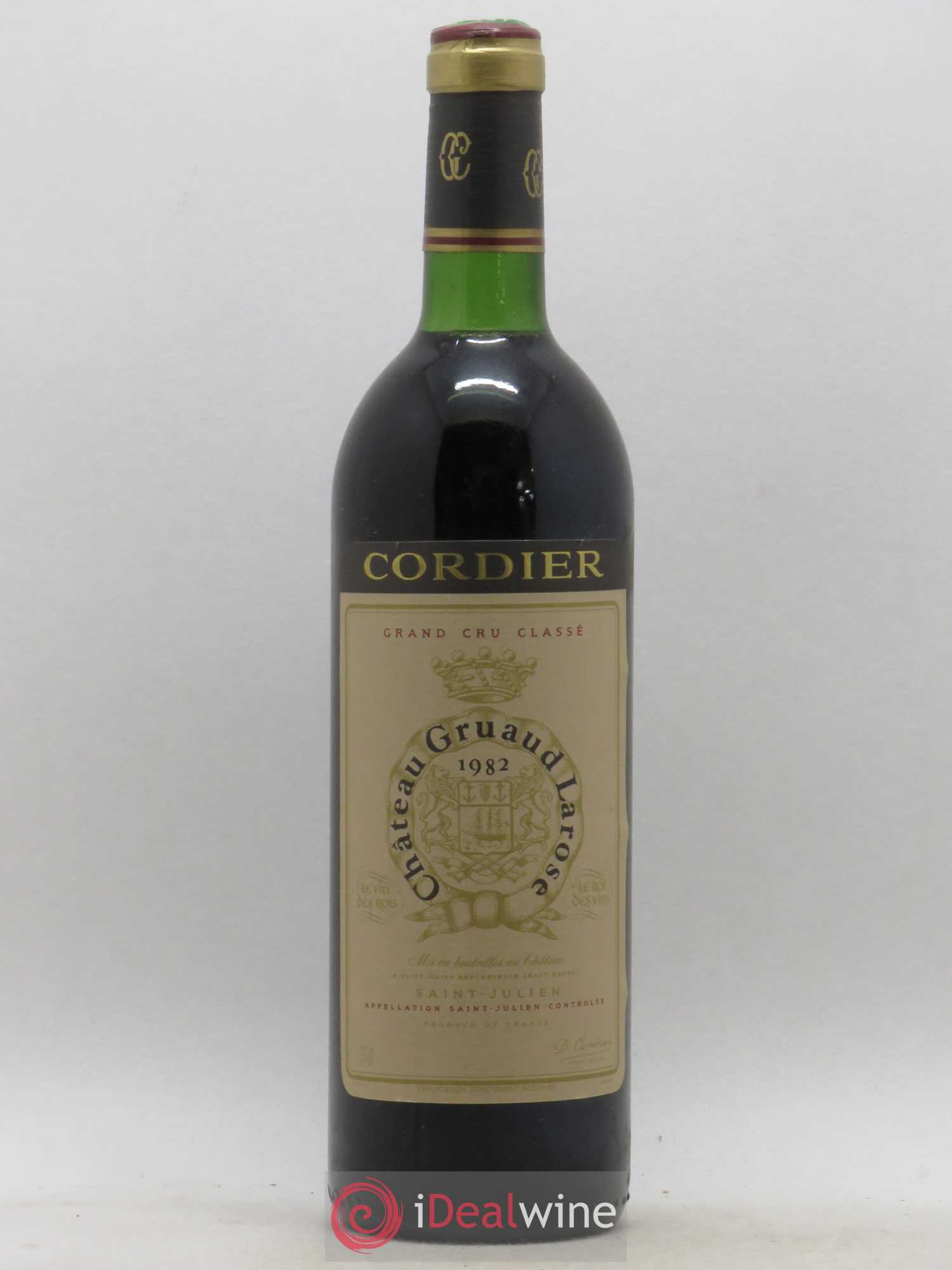 Château Gruaud Larose 2ème Grand Cru Classé 1982 - Lot de 1 bouteille - 0
