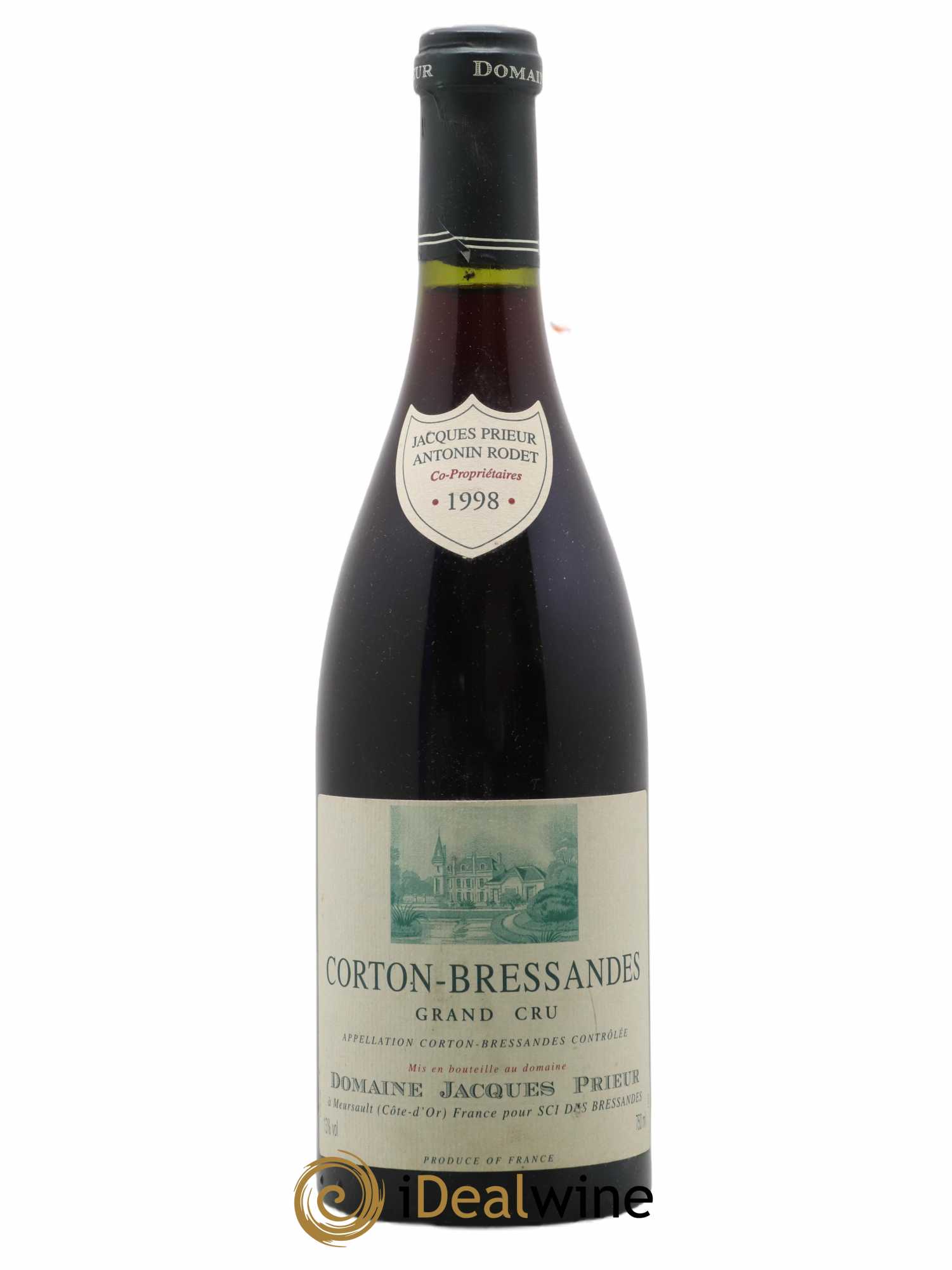 Corton-Bressandes Grand Cru Jacques Prieur (Domaine) 1998 - Lot de 1 bouteille - 0