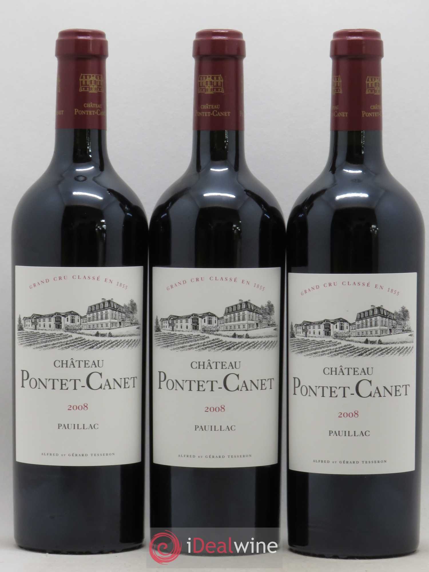 Château Pontet Canet 5ème Grand Cru Classé 2008 - Lot de 12 bouteilles - 4