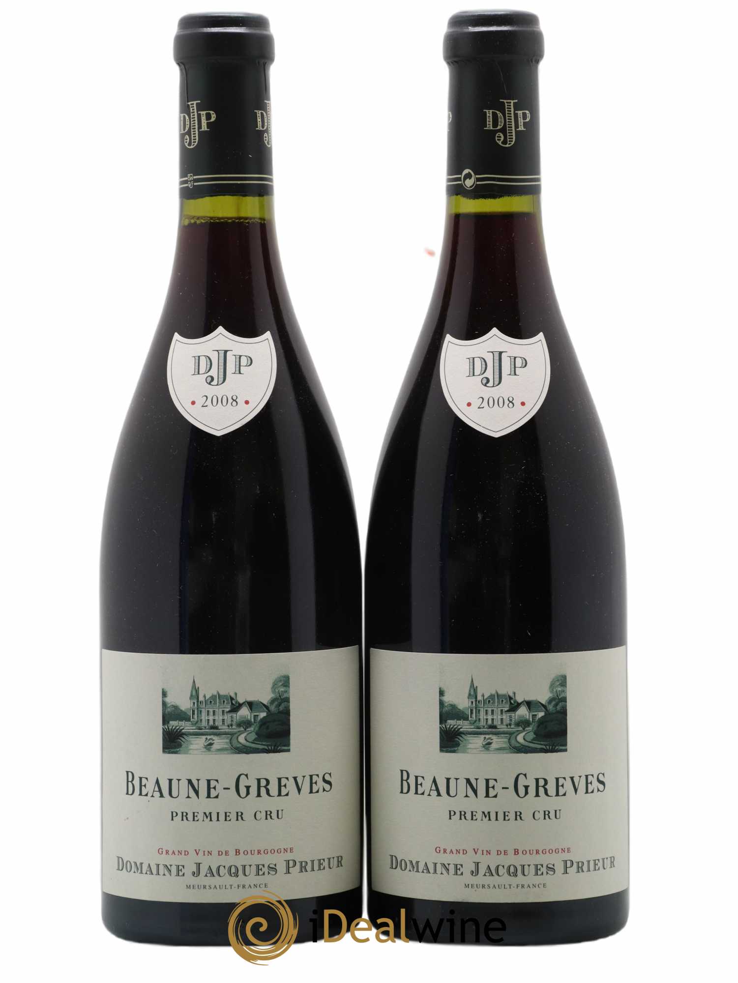 Beaune 1er Cru Grèves Jacques Prieur (Domaine) 2008 - Lot de 2 bouteilles - 0