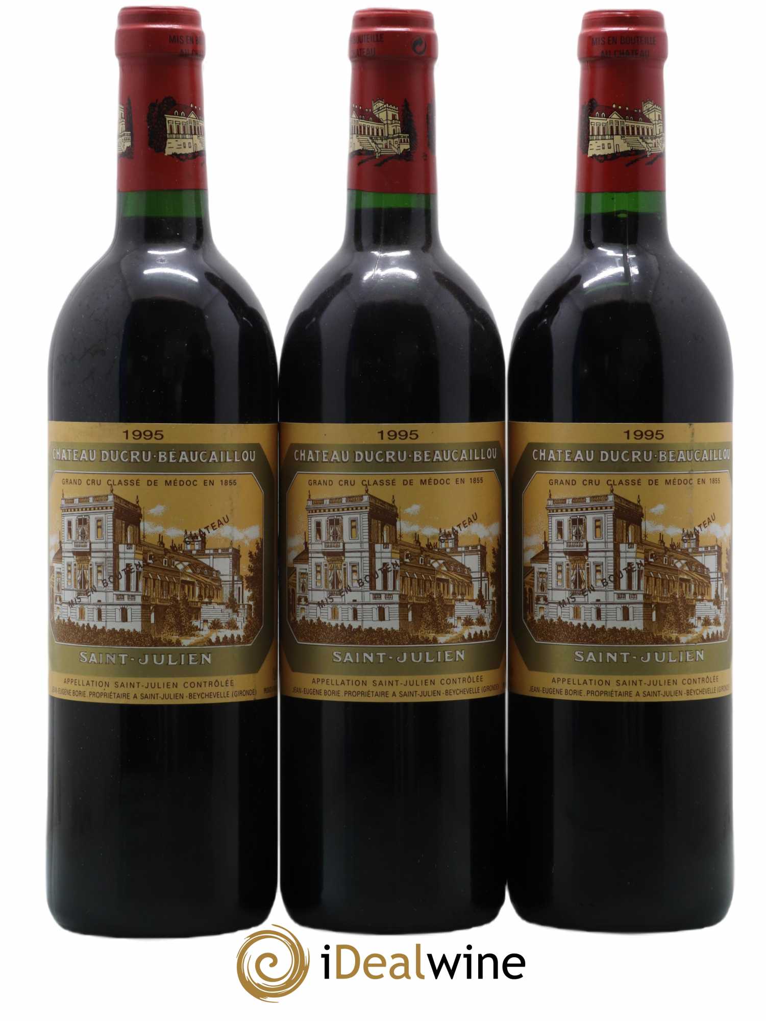 Château Ducru Beaucaillou 2ème Grand Cru Classé 1995 - Lot de 3 bouteilles - 0
