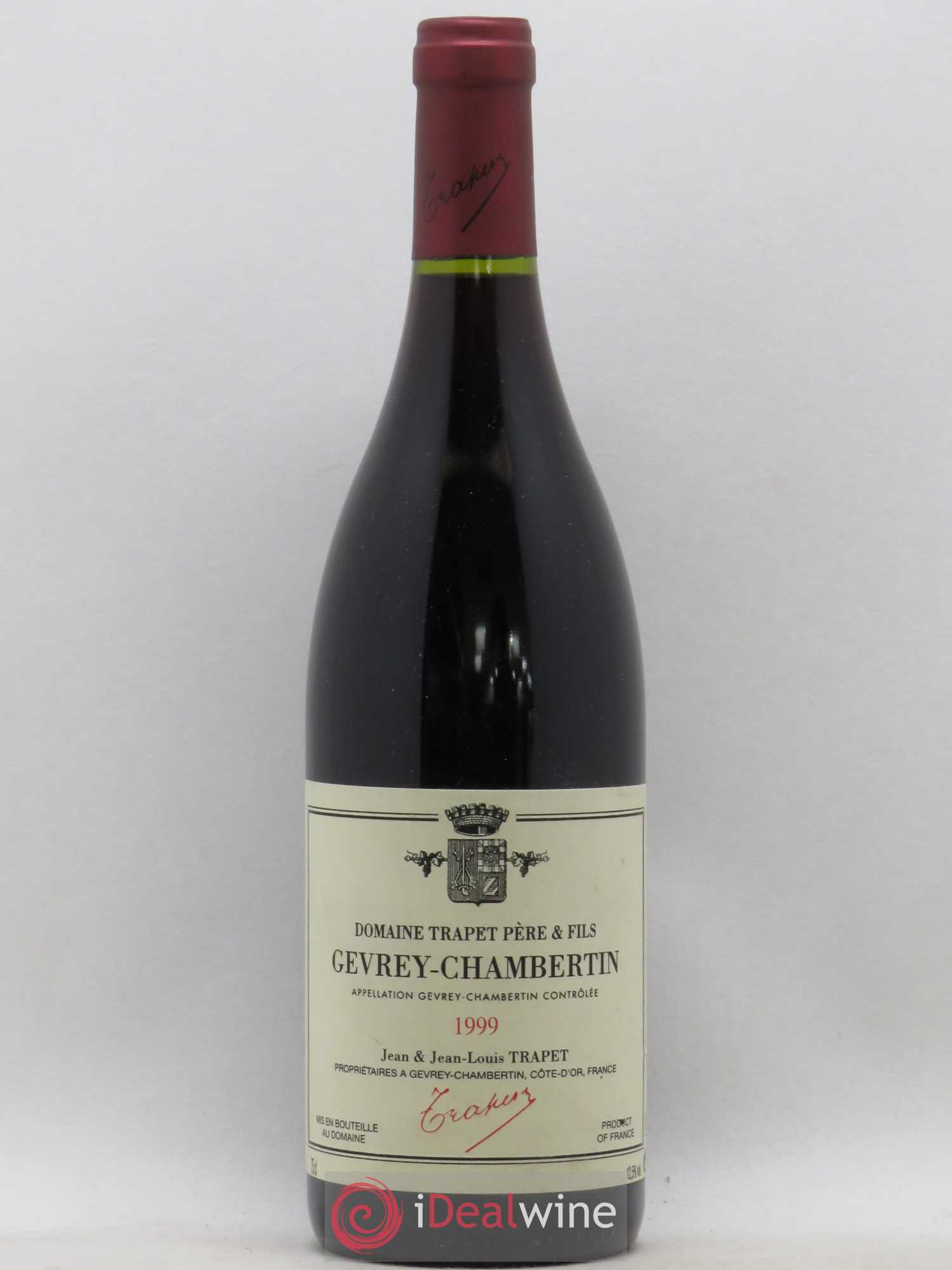 Gevrey-Chambertin Domaine Trapet 1999 - Lot de 1 bouteille - 0