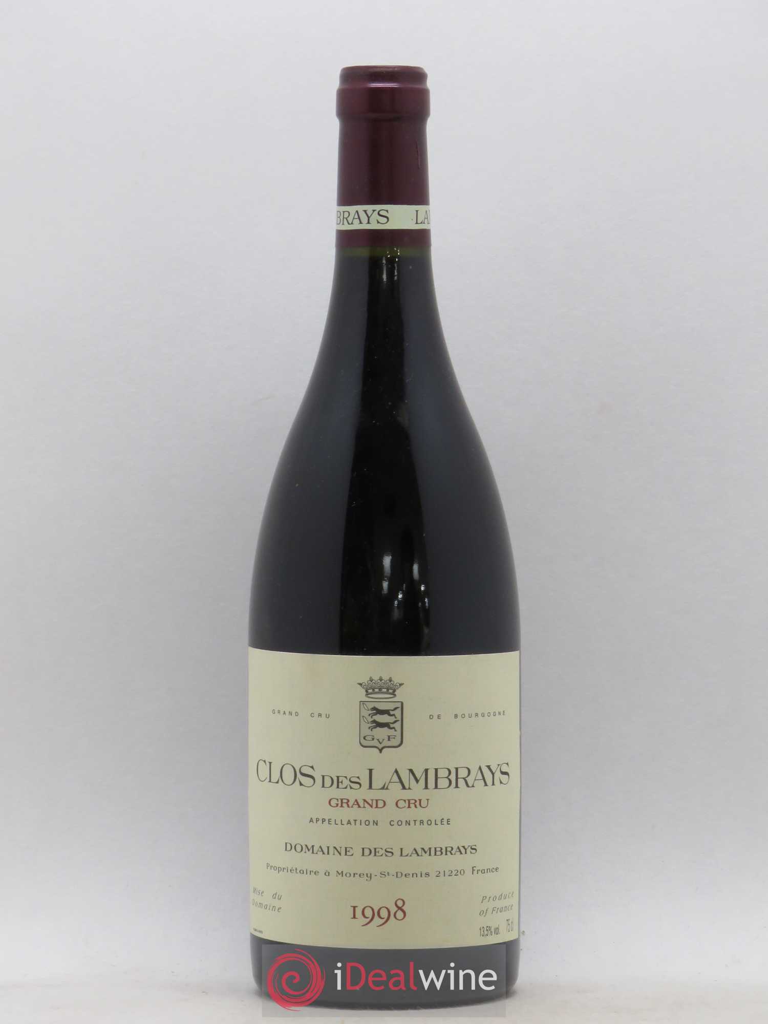 Clos des Lambrays Grand Cru Domaine des Lambrays 1998 - Lotto di 1 bottiglia - 0