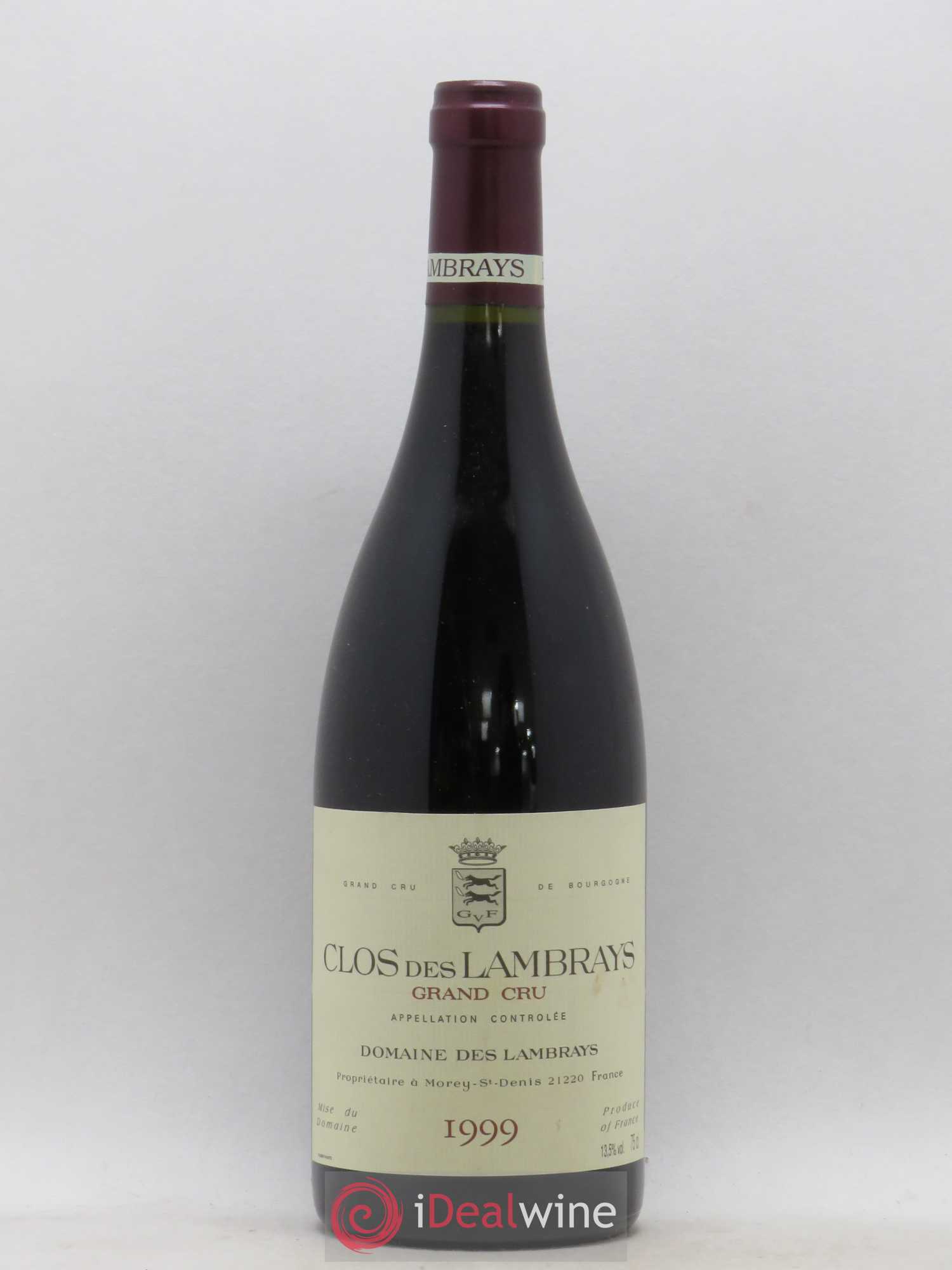 Clos des Lambrays Grand Cru Domaine des Lambrays 1999 - Lot de 1 bouteille - 0