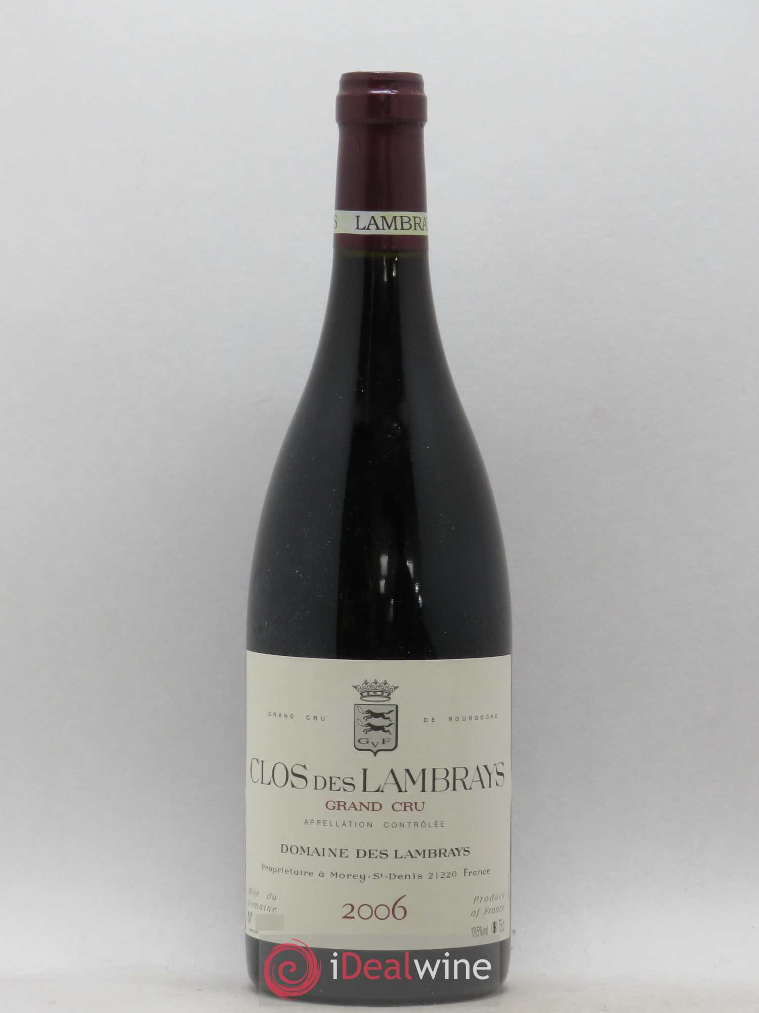 Clos des Lambrays Grand Cru Domaine des Lambrays 2006 - Lot de 1 bouteille - 0