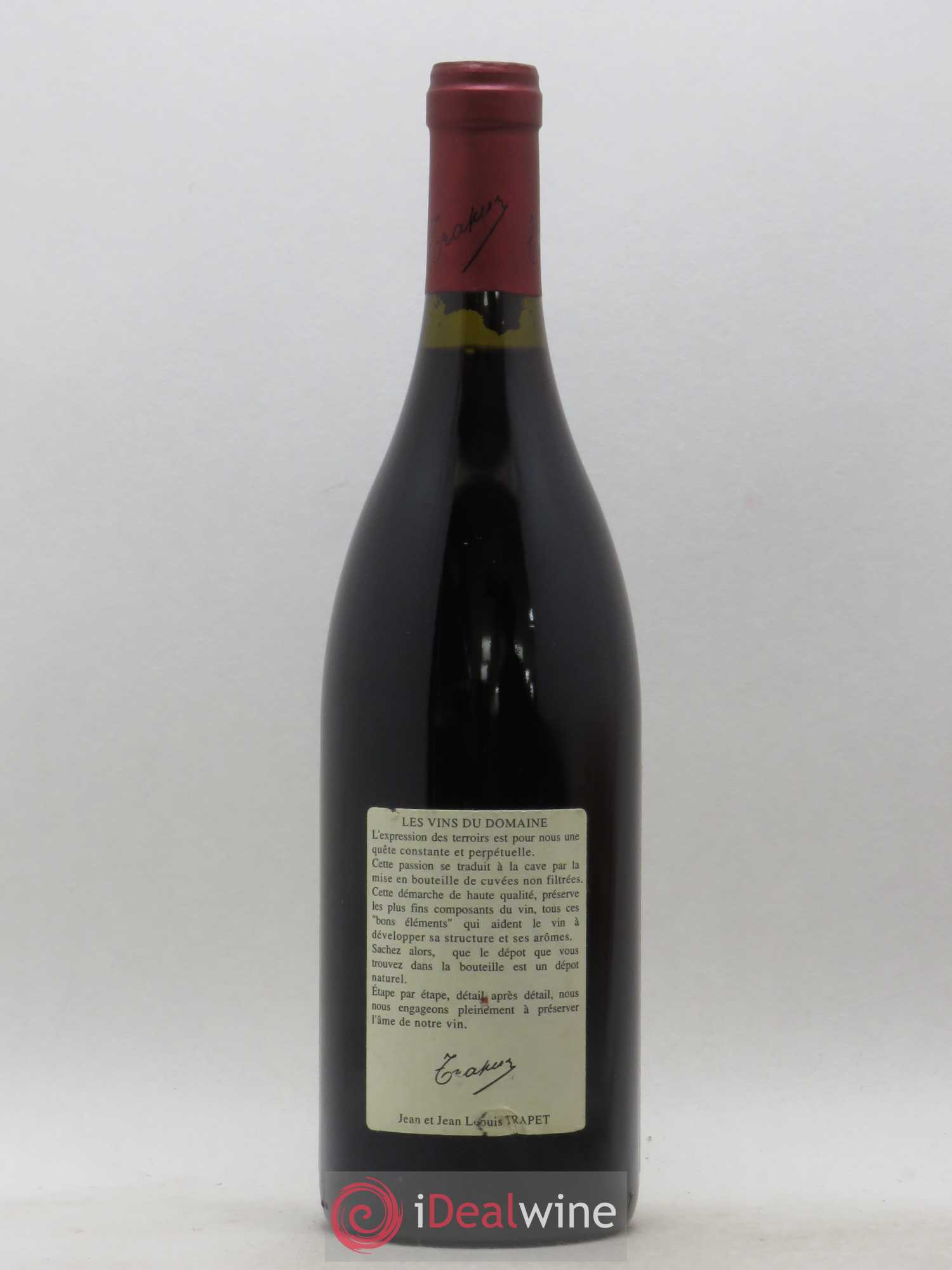 Chambertin Grand Cru Domaine Trapet 1995 - Lot de 1 bouteille - 1