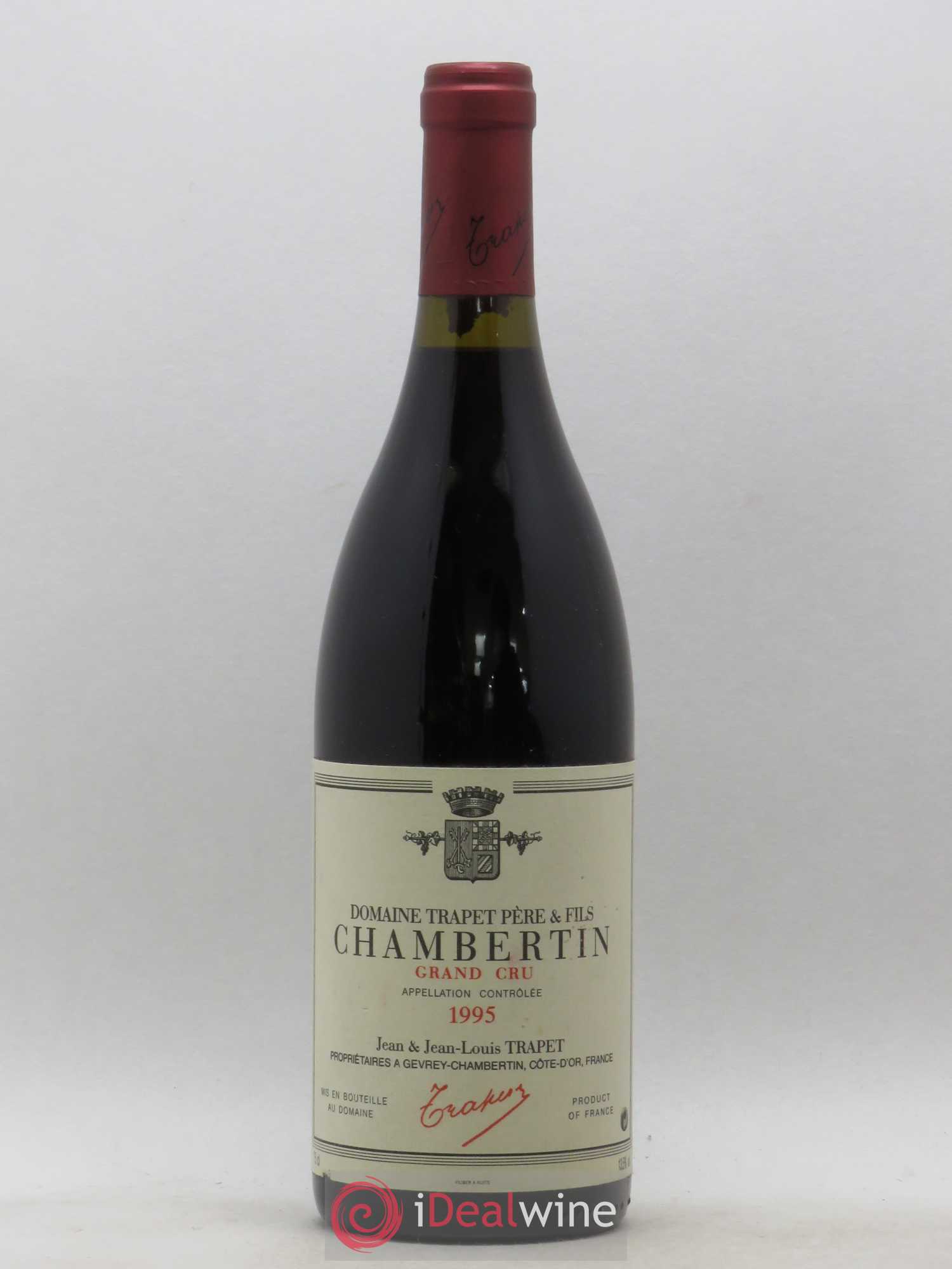 Chambertin Grand Cru Domaine Trapet 1995 - Lot de 1 bouteille - 0