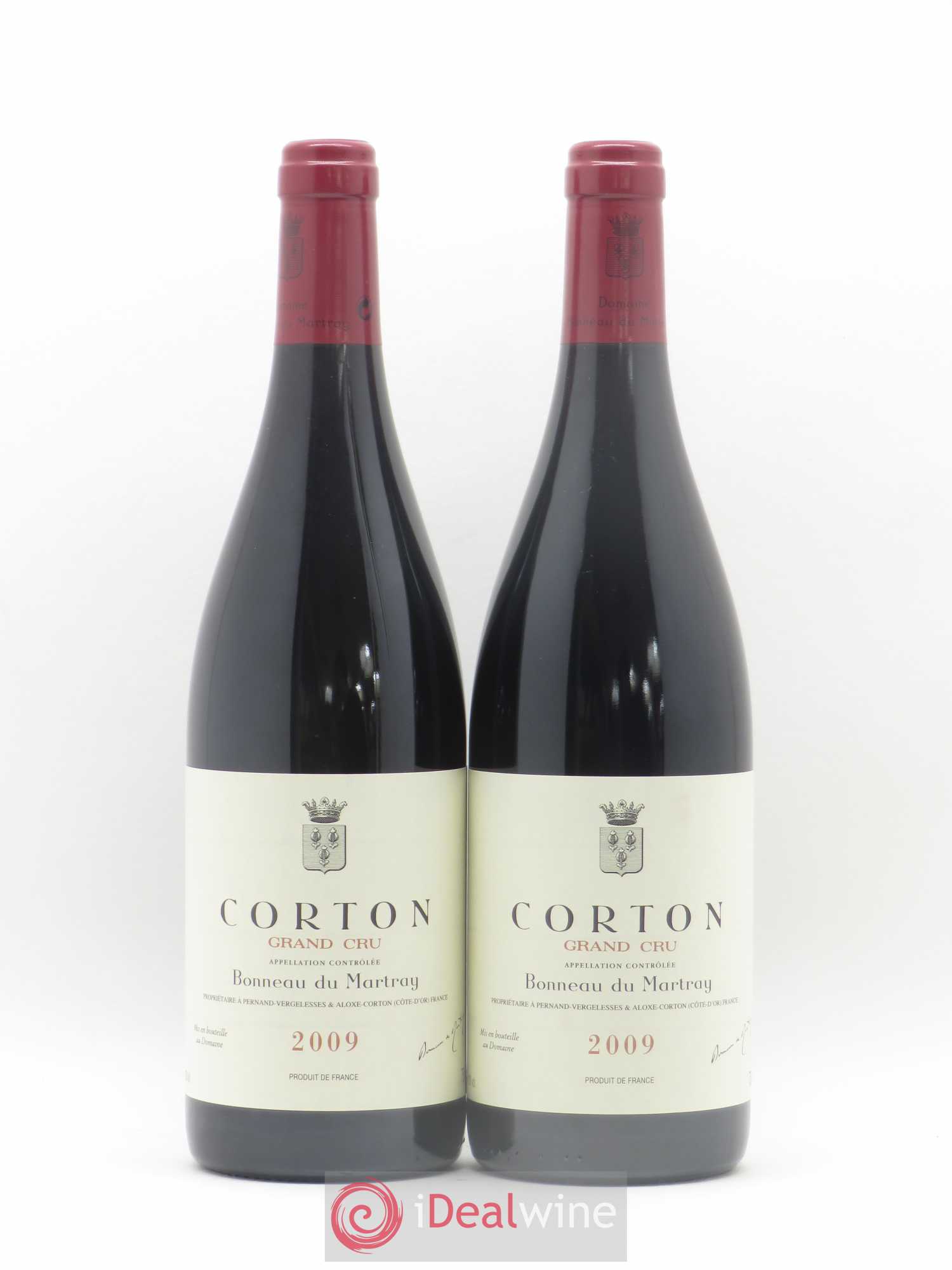 Corton Grand Cru Bonneau du Martray (Domaine) 2009 - Lot de 2 bouteilles - 0