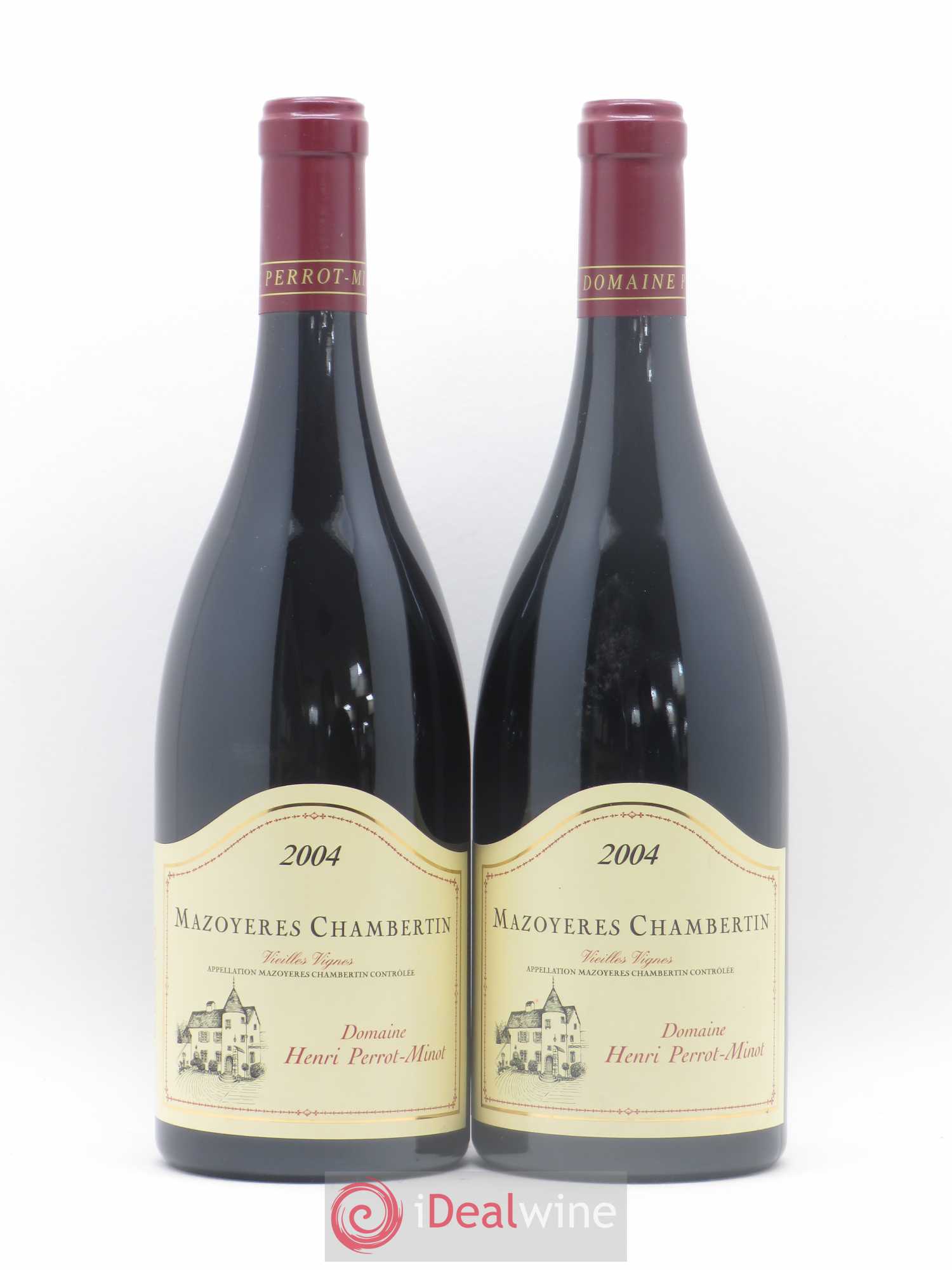 Mazoyères-Chambertin Grand Cru Vieilles Vignes Perrot-Minot 2004 - Lot de 2 bouteilles - 0