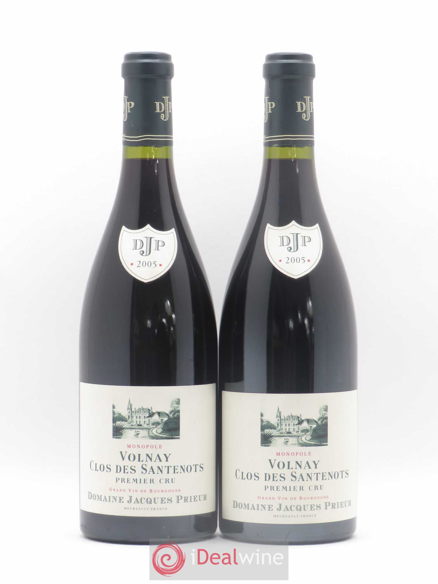 Volnay 1er Cru Clos des Santenots Jacques Prieur (Domaine) 2005 - Lot de 2 bouteilles - 0